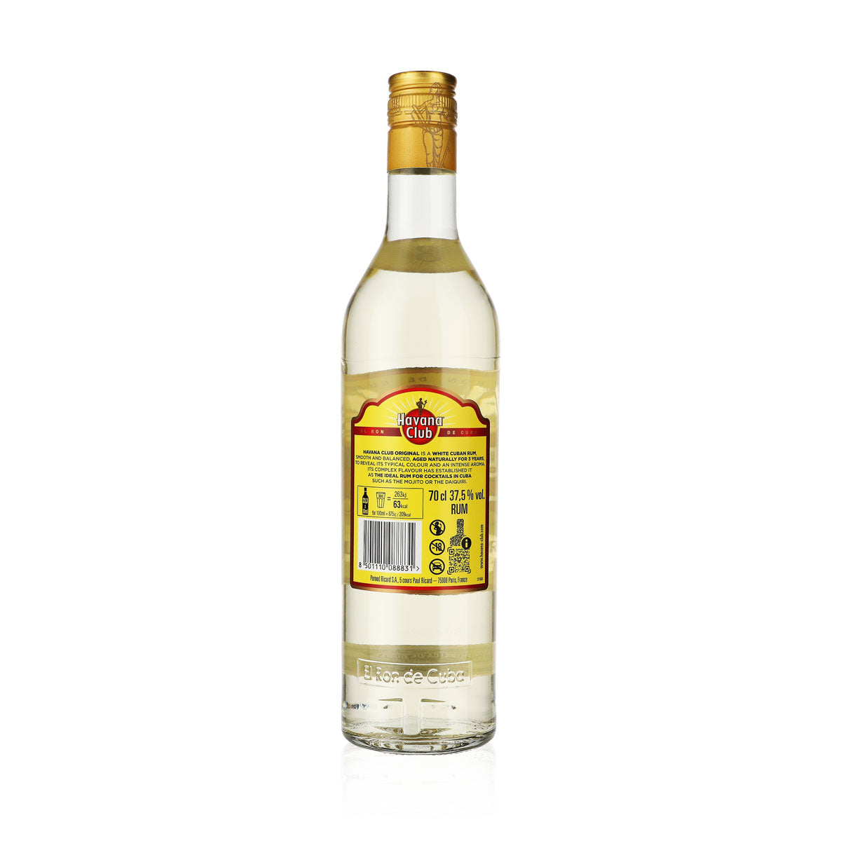 Havana Club Rum Flasche 0,7l 37,5% vol. – Ansicht 3