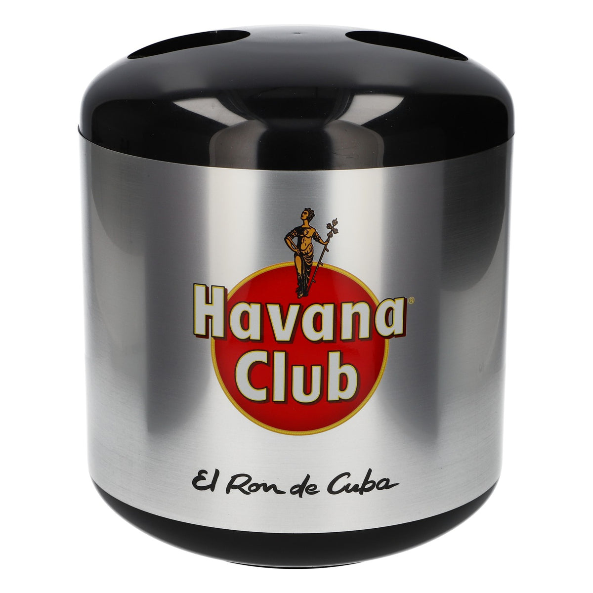 Havana Club Rum Kühler Flaschenkühler El Rom de Cuba neu Kunststoff silber