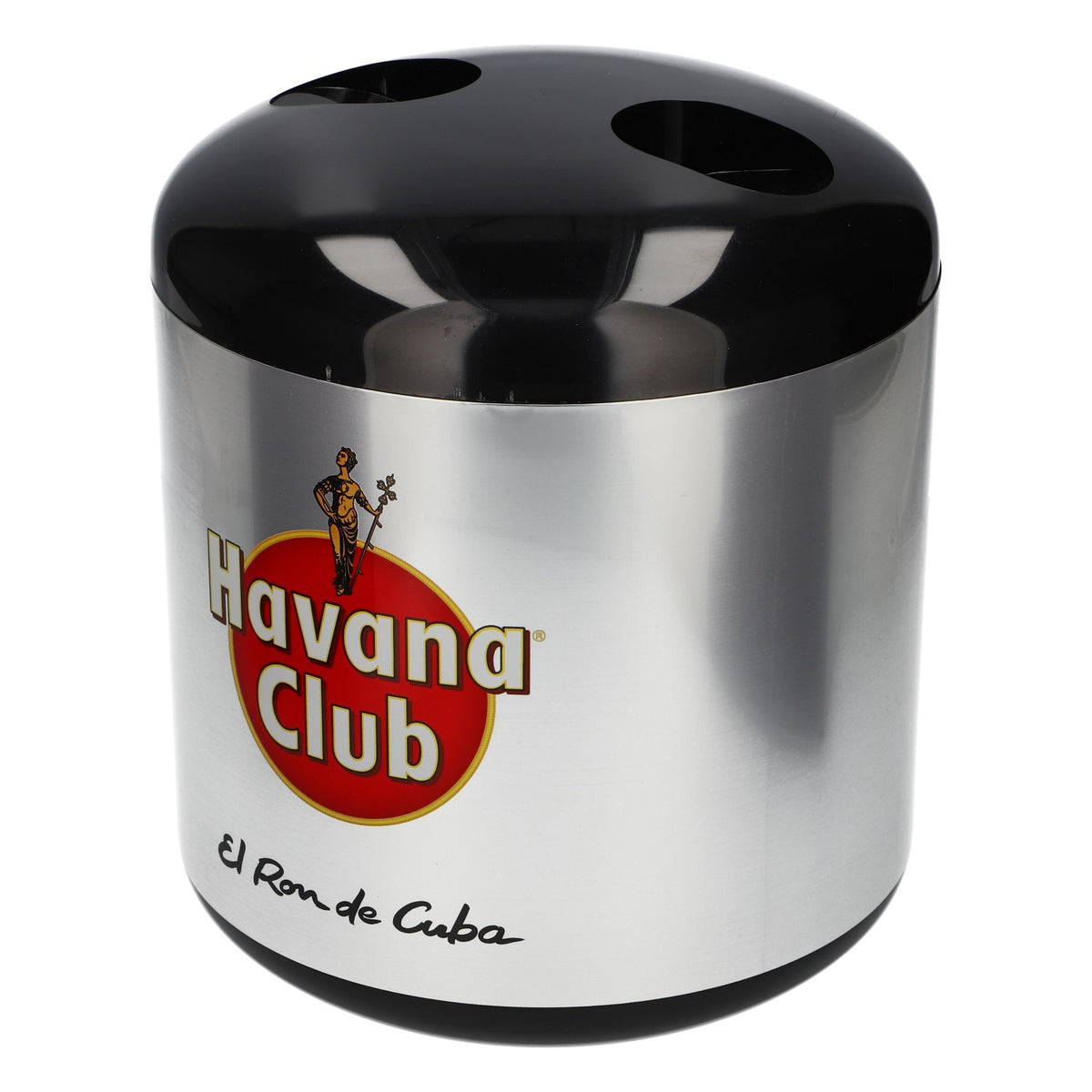 Havana Club Rum Kühler Flaschenkühler El Rom de Cuba neu Kunststoff silber – Ansicht 3