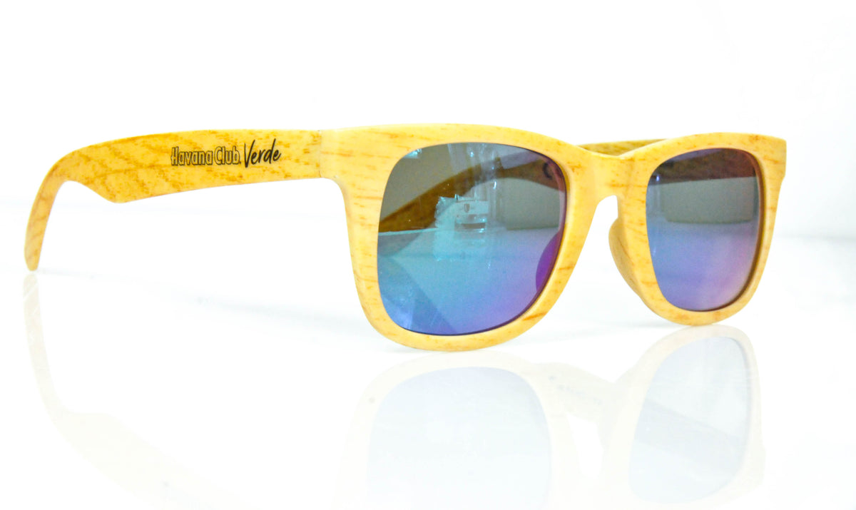 Havana Club Rum Sonnenbrille Sunglasses Partybrille Verde Holzoptik UV400 – Ansicht 3