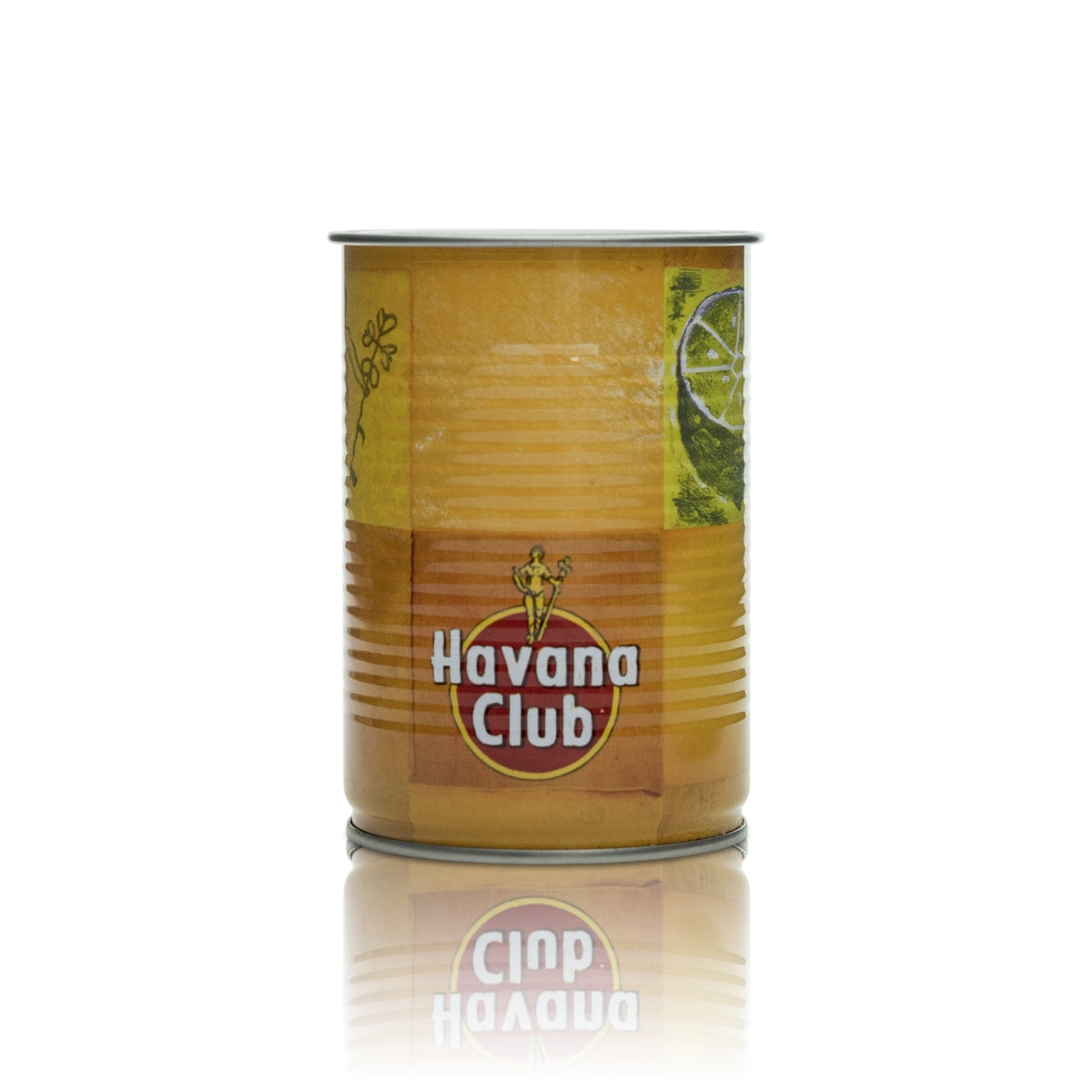 Havana Metallbecher Glas 0,3l Dose Longdrink Cocktail Gläser Gastro Bar Kneipe