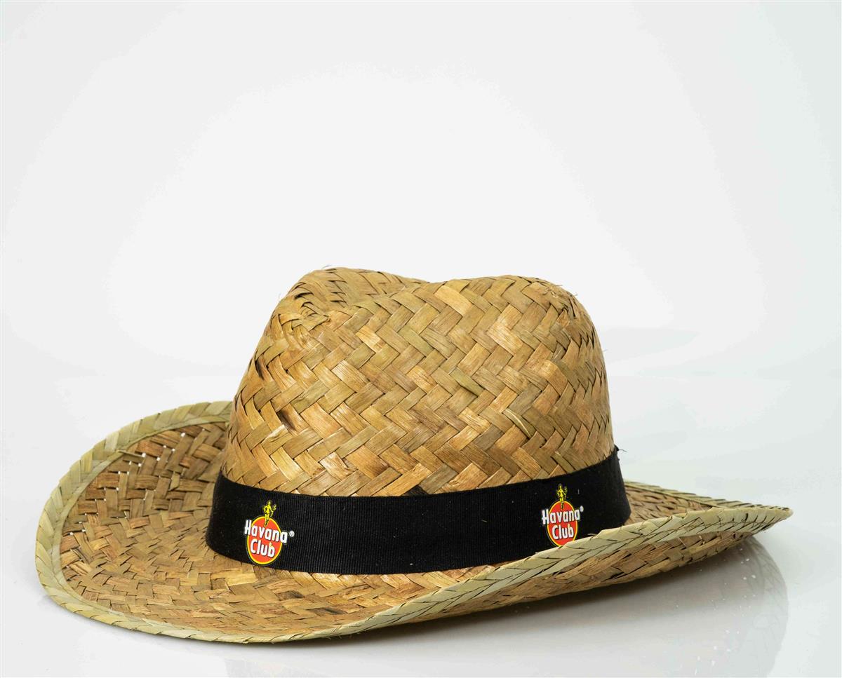 Havana Rum Strohhut Mütze Kappe Cap Straw Hat Sonne Schutz Sommer Festival Party – Ansicht 4