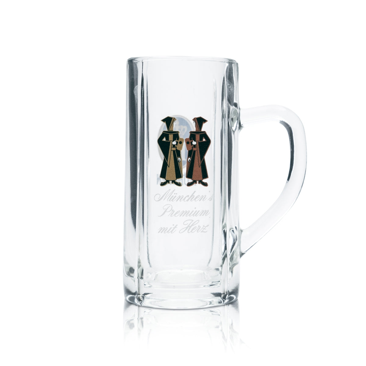 HB München Glas 0,3l Bierkrug Humpen Seidel Motiv Sammler Gläser Brauerei Bayern – Ansicht 2