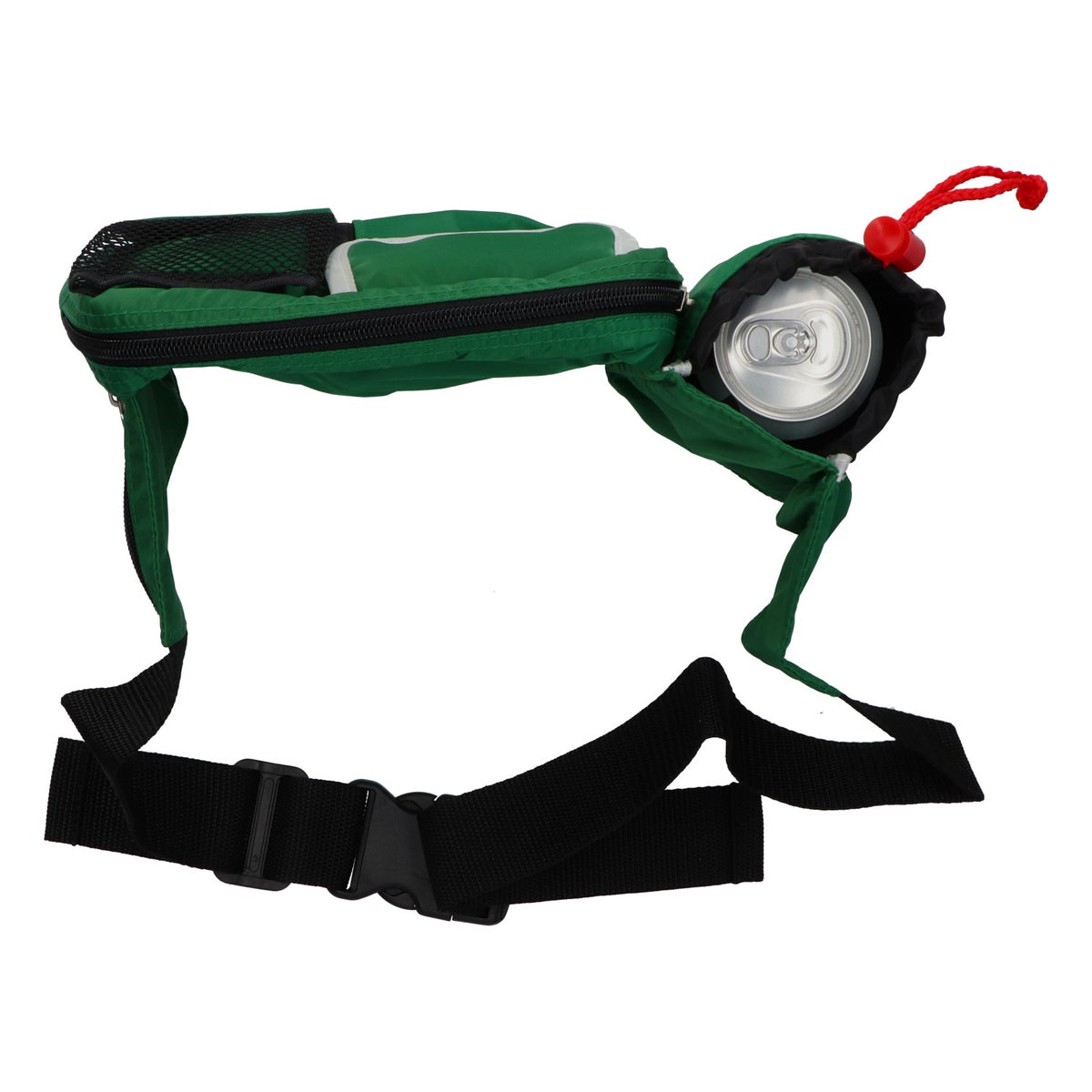 Heineken Bauchtasche grün mit Dosen Flaschen Fach Polyester Outdoor Bier Tasche – Ansicht 4