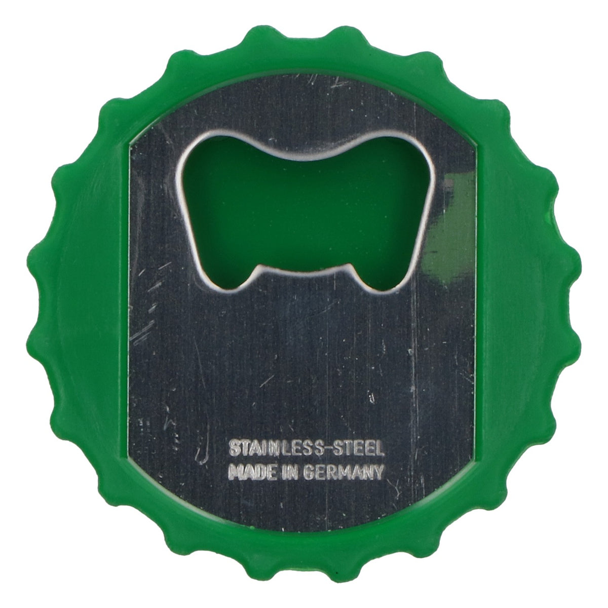 Heineken Flaschenöffner Kapselheber Kronkorken grün Kunststoff Edelstahl – Ansicht 4