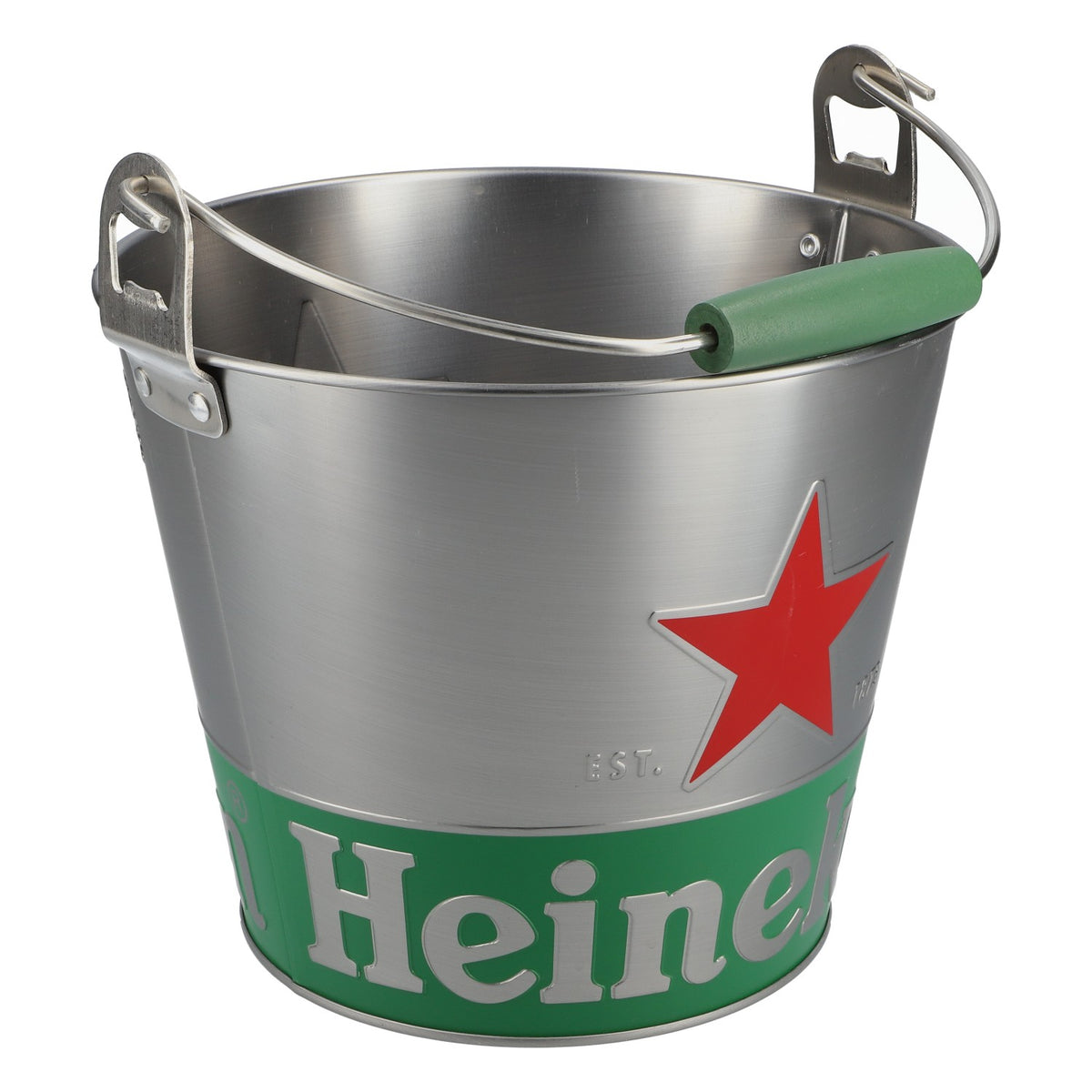 Heineken Kühleimer Blecheimer Flaschenkühler Eiseimer Bierflaschenkühler – Ansicht 2