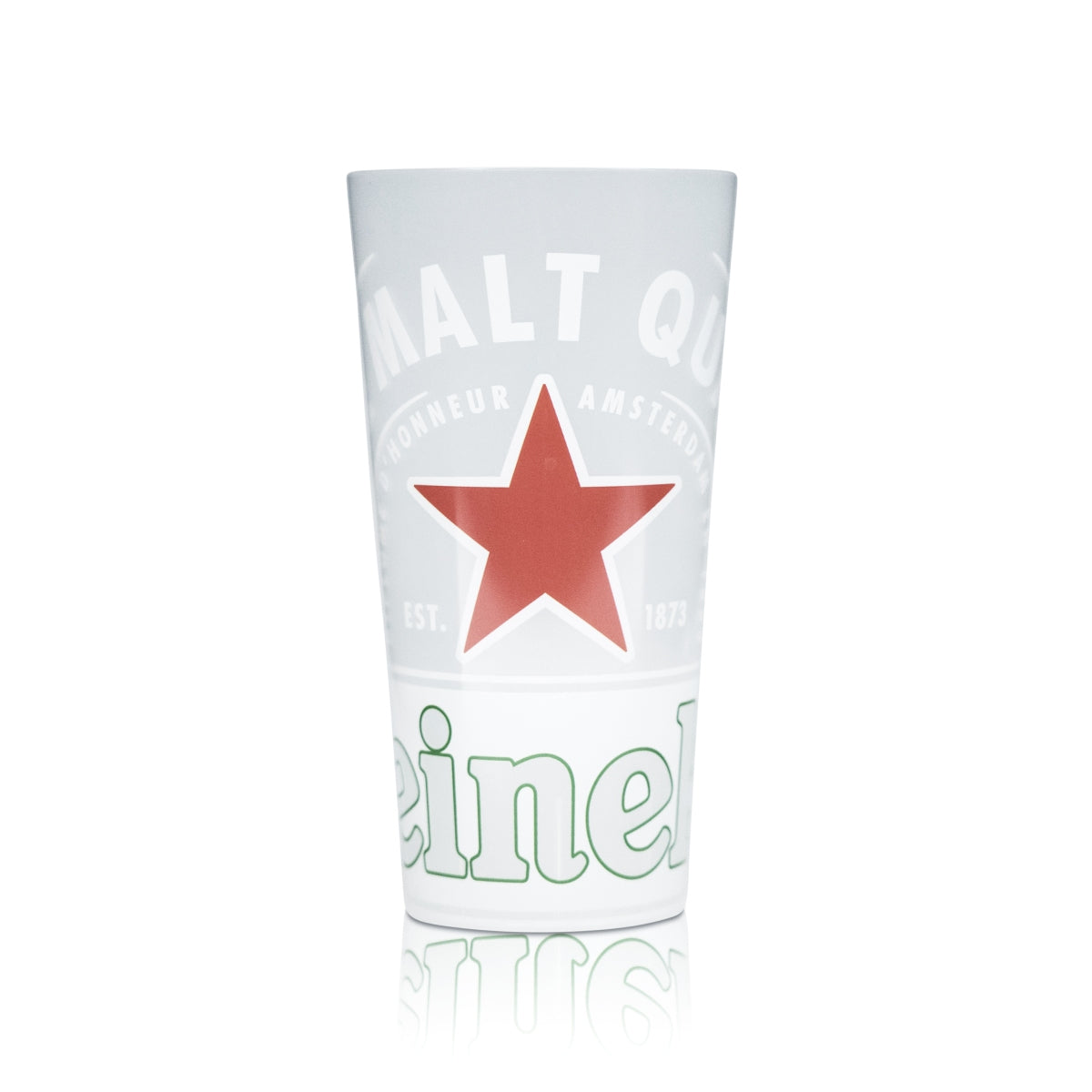 6x Heineken Kunststoff Bier Becher Glas 0,5l Mehrweg Hartplastik Becher Gläser – Ansicht 2