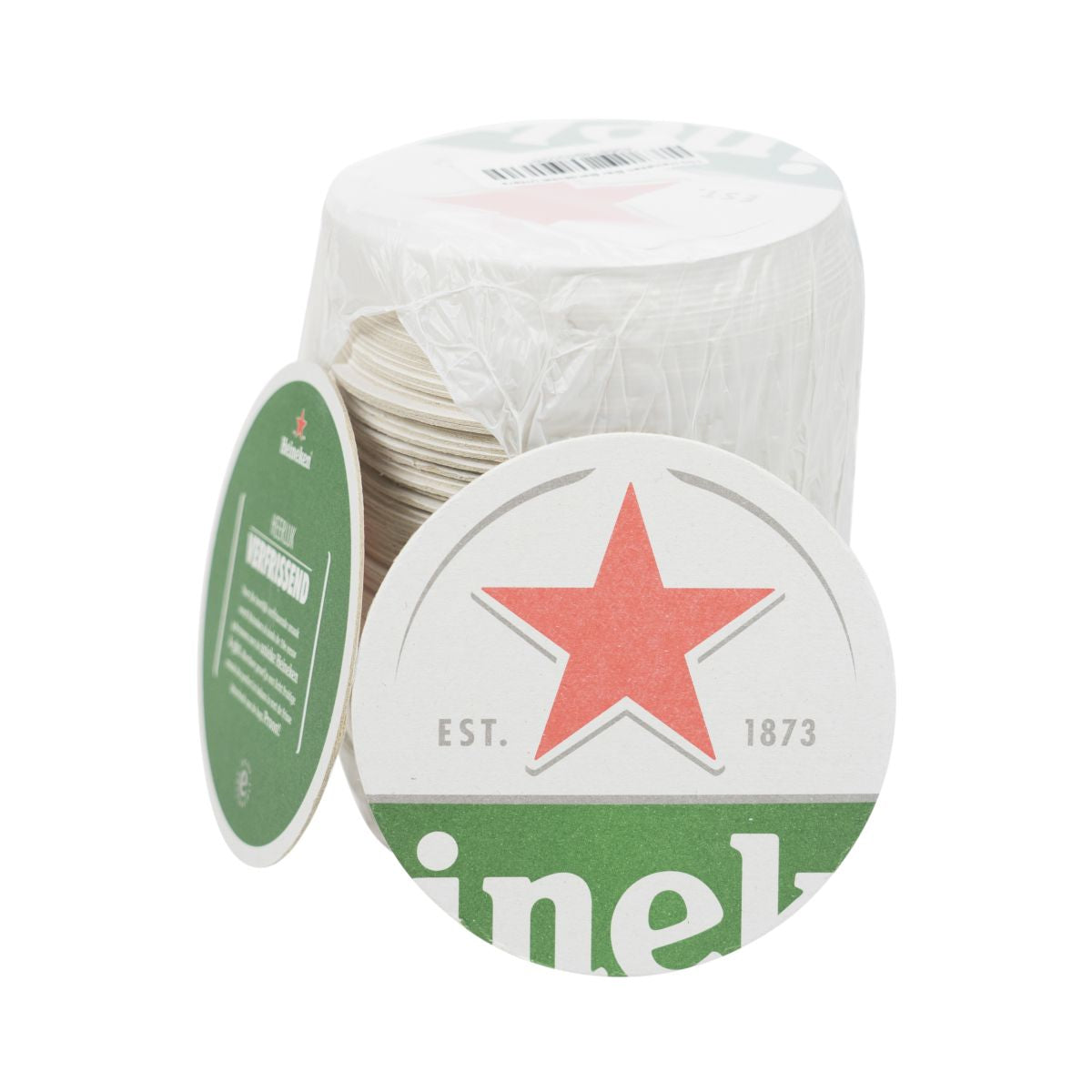 Heineken Bier Bar Bundle Set I aus 6x Biergläser 0,25l 100 Bierdeckel Öffner – Ansicht 4