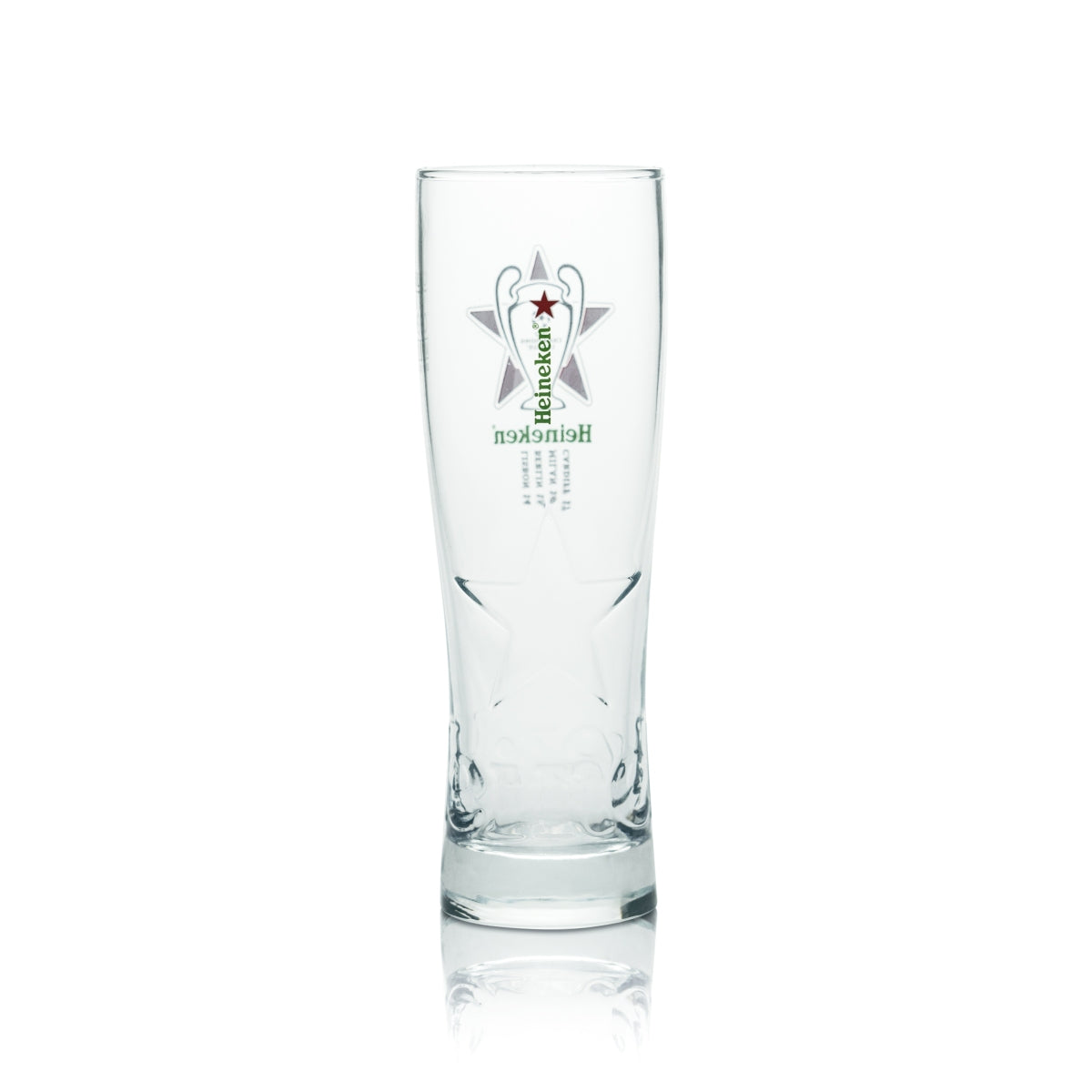 Heineken Pokal Glas 0,25l Kontur Gläser Champions League Sammler Edition Bier – Ansicht 2