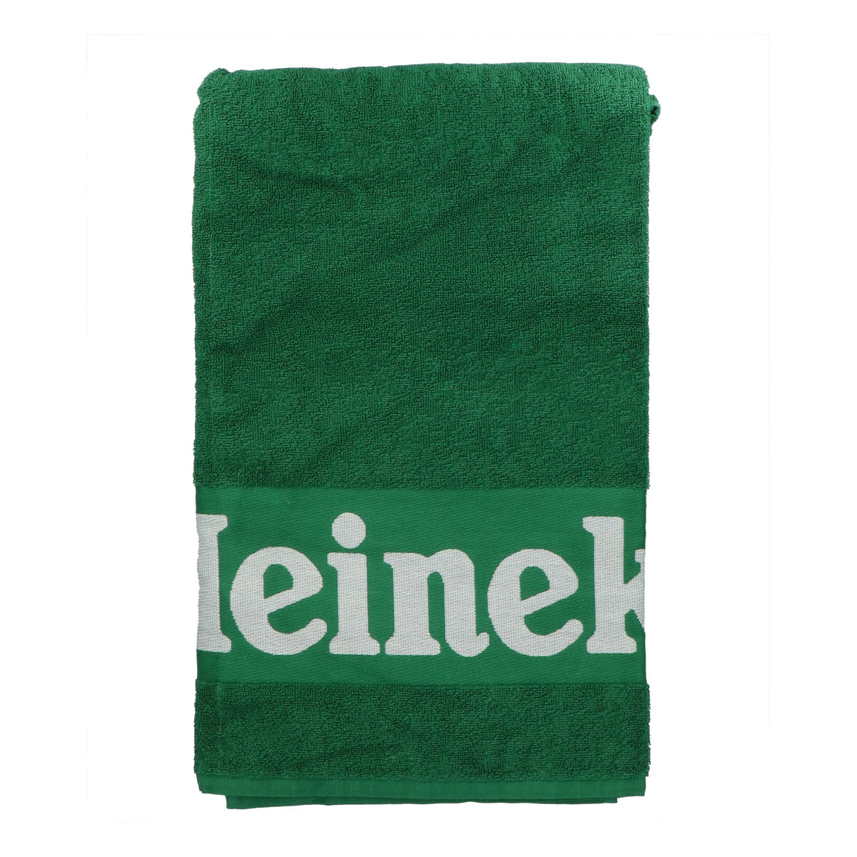 Heineken Strandtuch Badetuch 180x100cm grün weiß Logo Baumwolle – Ansicht 2