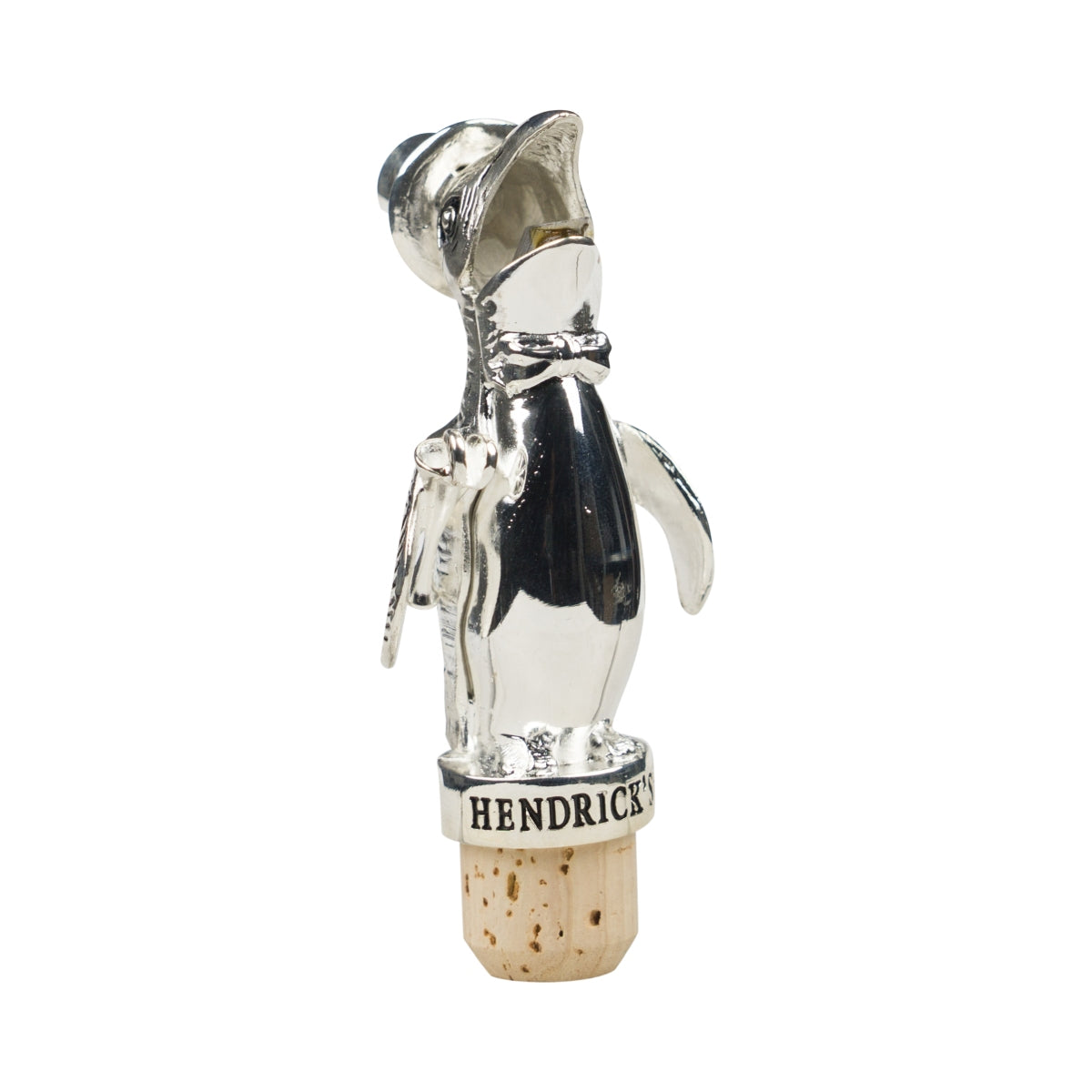 Hendricks Gin Ausgießer Pinguin Metall Pourer Flaschen Aufsatz Dosierer Spender – Ansicht 2