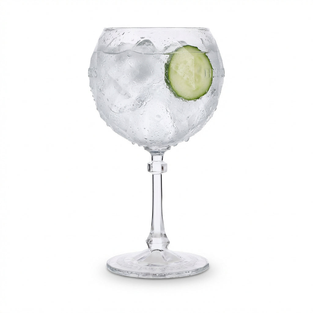 Hendricks Gin Glas 0,5l Design Ballongläser Edle Relief Glaskontur Aperitif – Ansicht 2