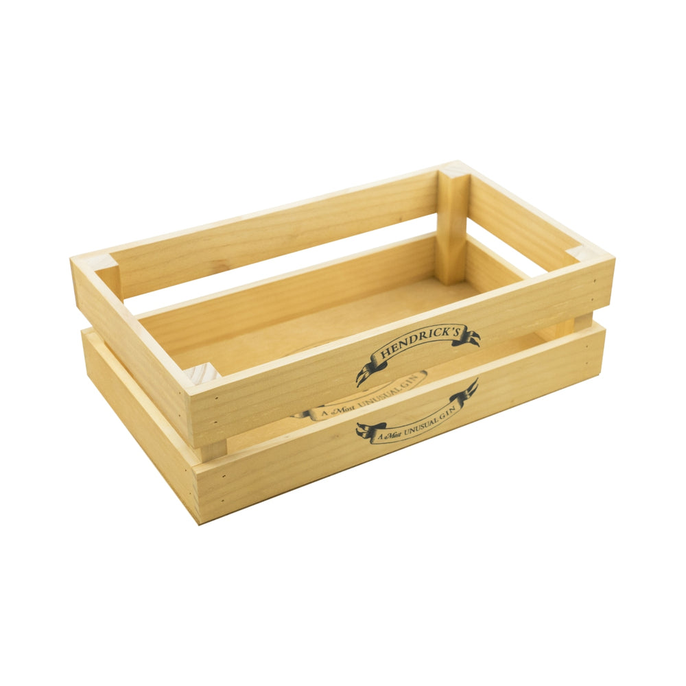 Hendricks Gin Holzkiste Wooden Box Kasten Flaschen Träger Aufbewahrung Präsent