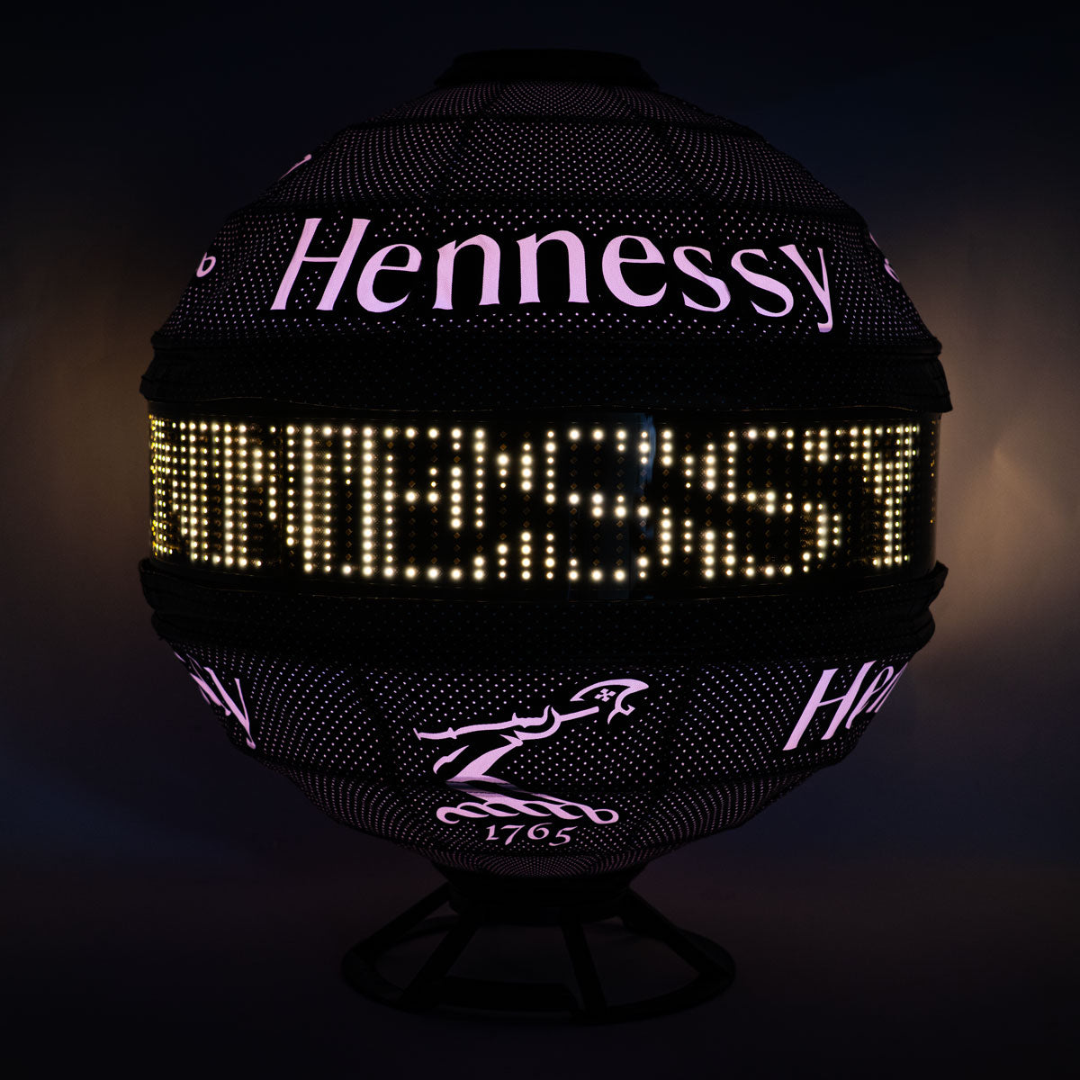Hennessy Cognac LED Globe Leuchtreklame Leuchtwerbung Barleuchte – Ansicht 6