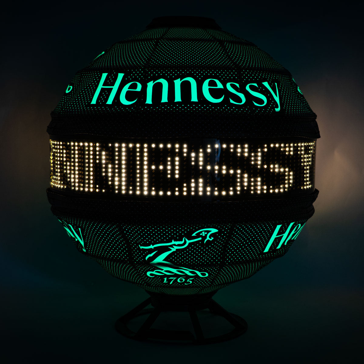 Hennessy Cognac LED Globe Leuchtreklame Leuchtwerbung Barleuchte – Ansicht 9