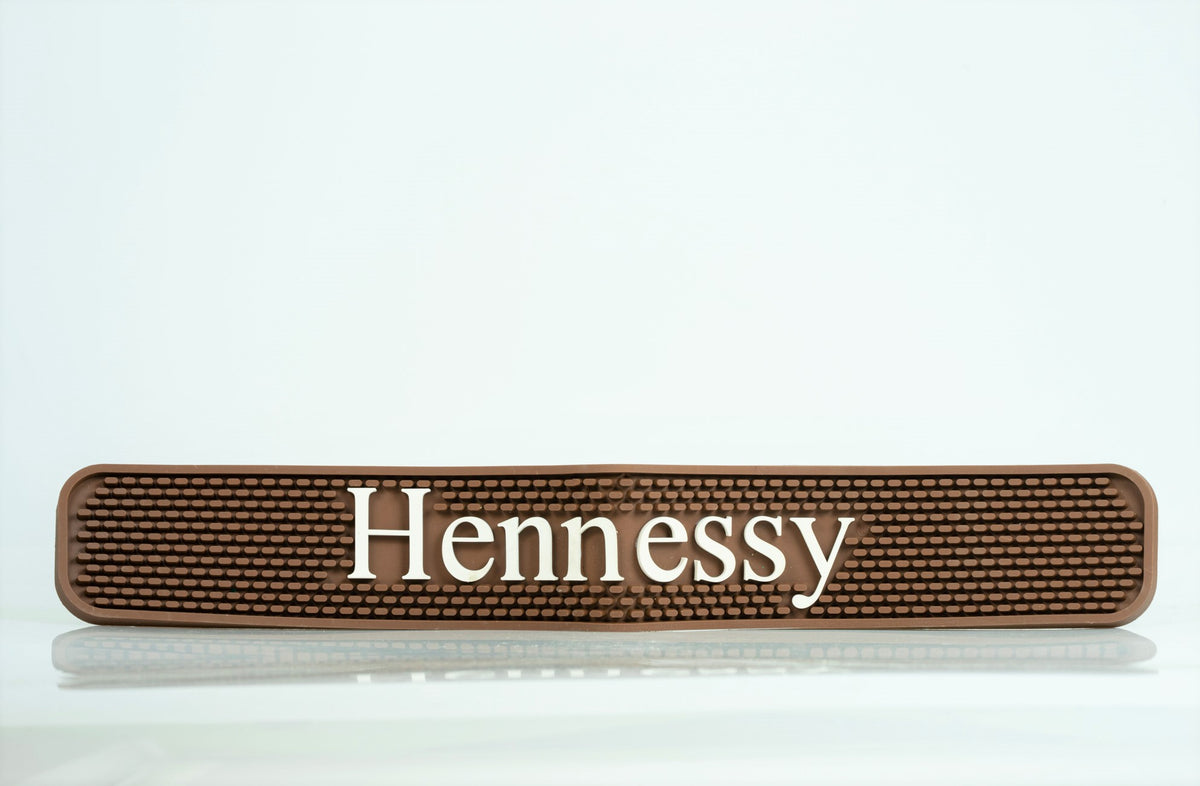 Hennessy Whisky Barmatte Abtropfmatte Barzubehör braun