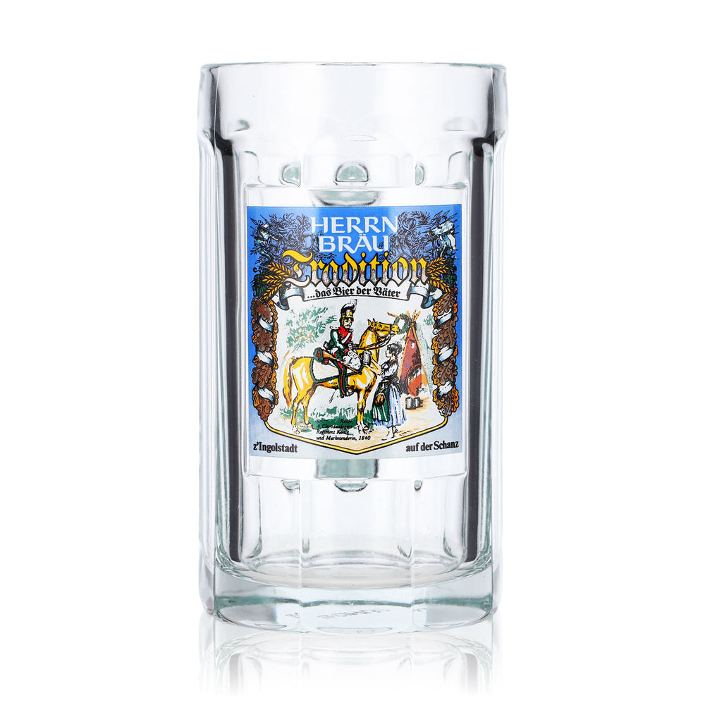 Herrnbräu Bier Glas 0,5l Krug Ingolstadt Sahm