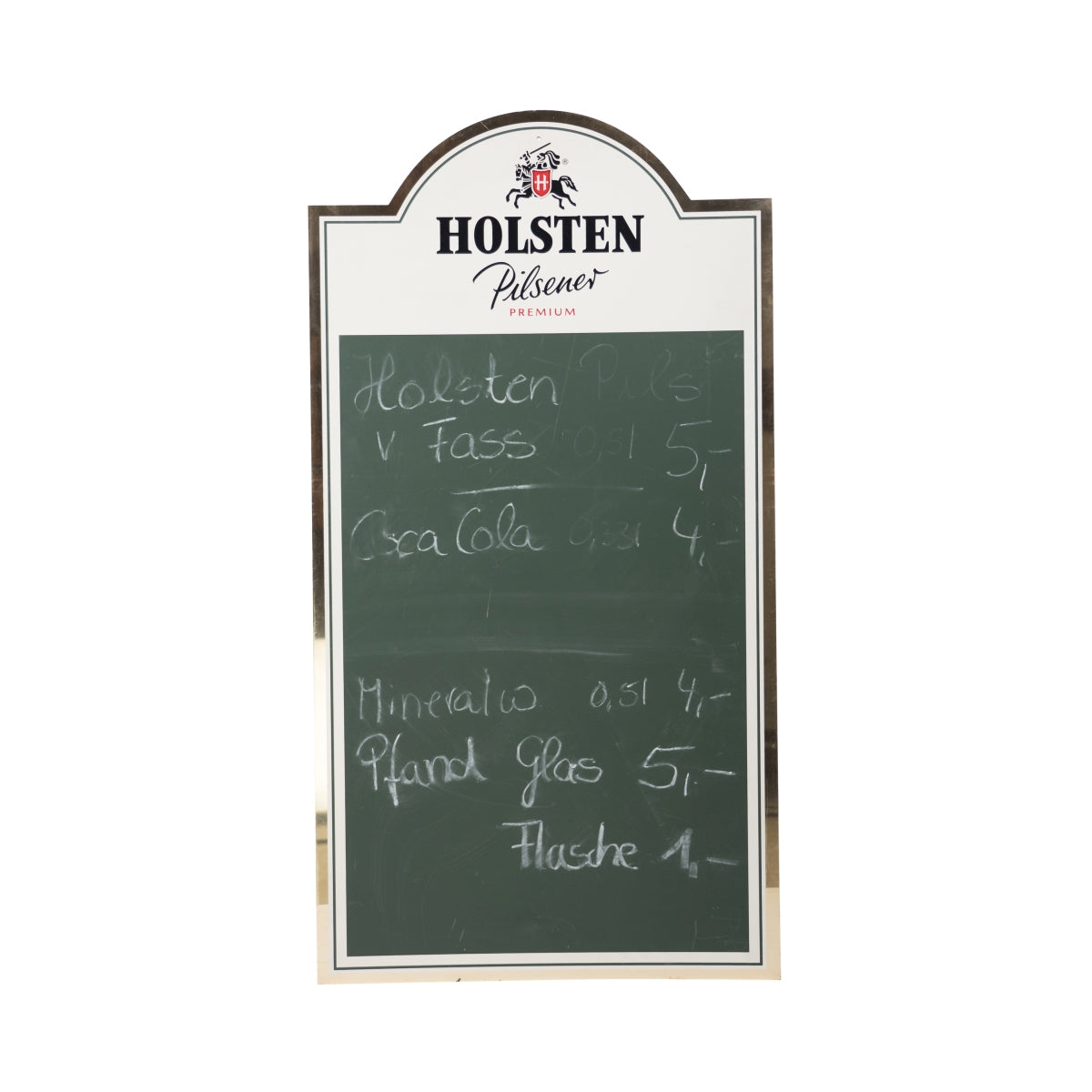 Holsten Bier Aufsteller Kreidetafel Kundenstopper Gastro Bar Cafe Club Werbung