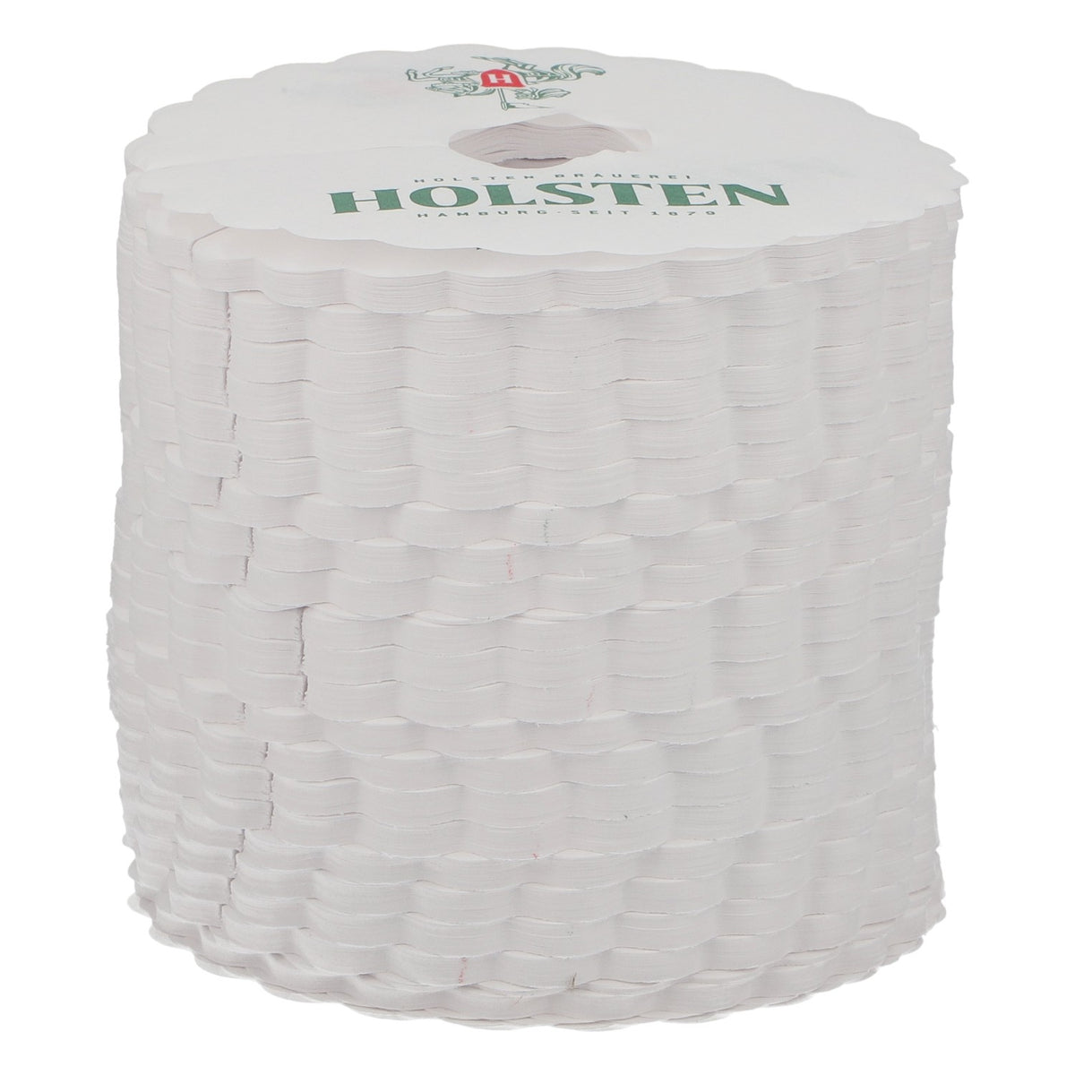 Holsten Bier Untersetzer Tropfdeckchen Papier neu weiß Bierdeckel Coaster – Ansicht 2