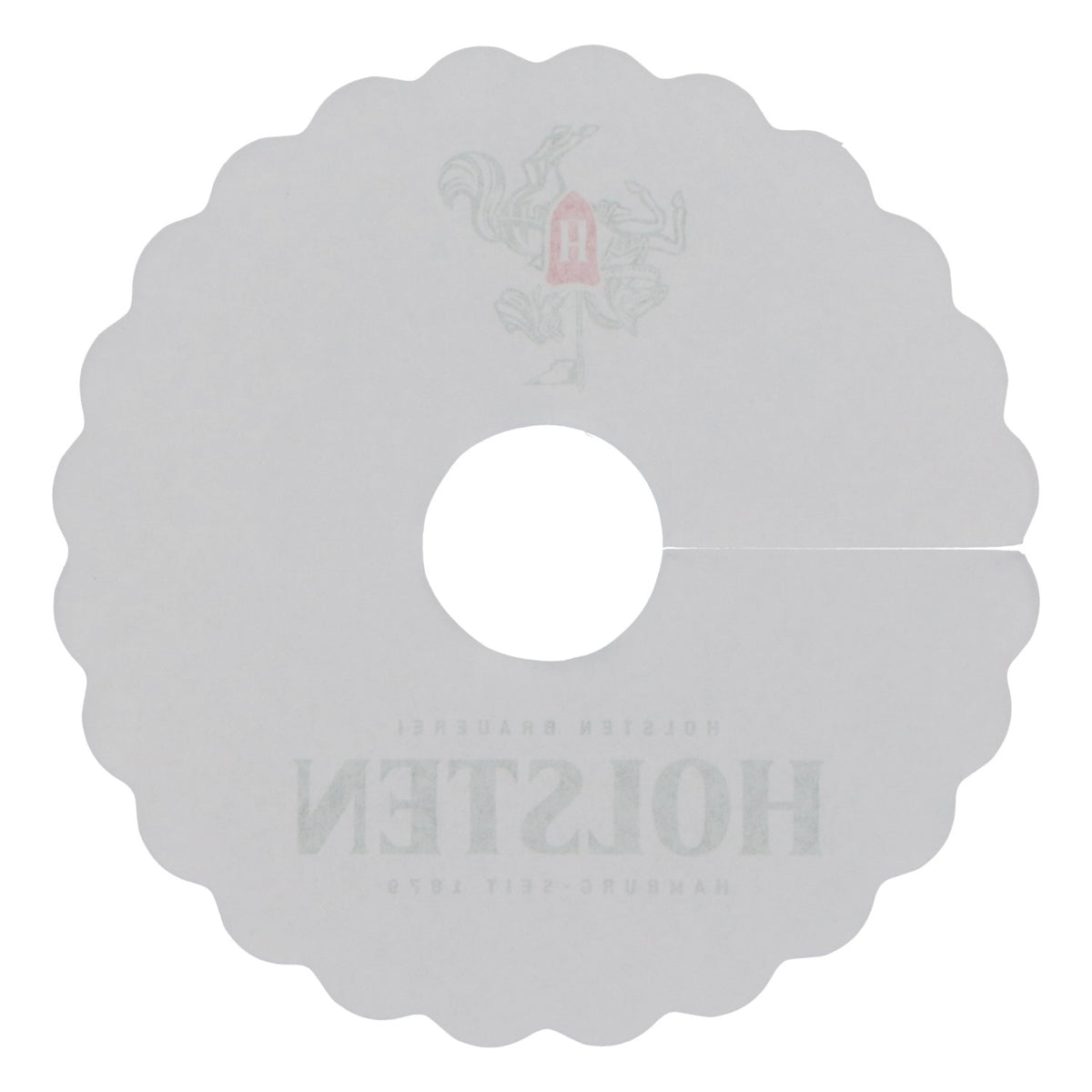 Holsten Bier Untersetzer Tropfdeckchen Papier neu weiß Bierdeckel Coaster – Ansicht 4