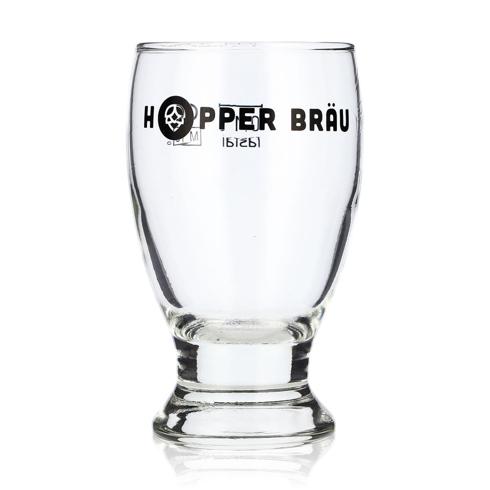 Hopper Bräu Bier Glas Stamper 0,1l Pokalglas Mini Rastal Bierglas Pilsglas Pint