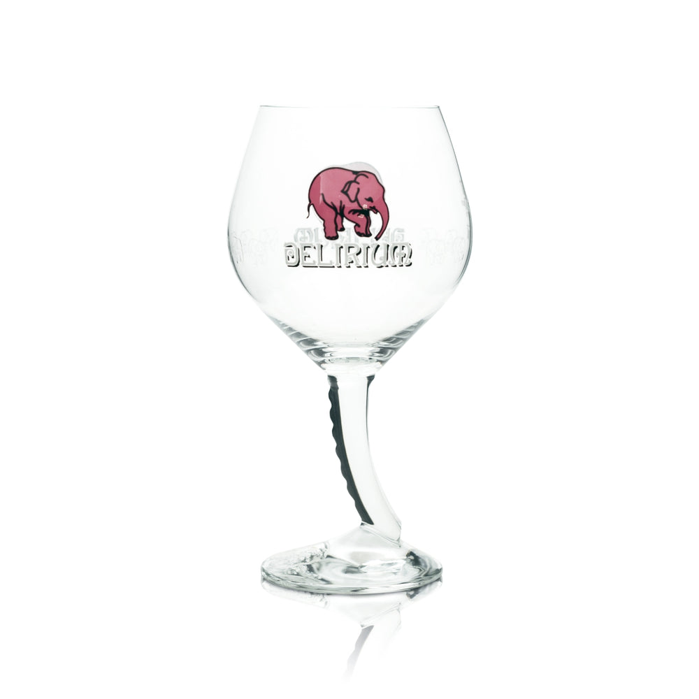 Huyghe Delirium Craft Bier Glas 0,5l Pokal Ballon Gläser Elefant pink Beer