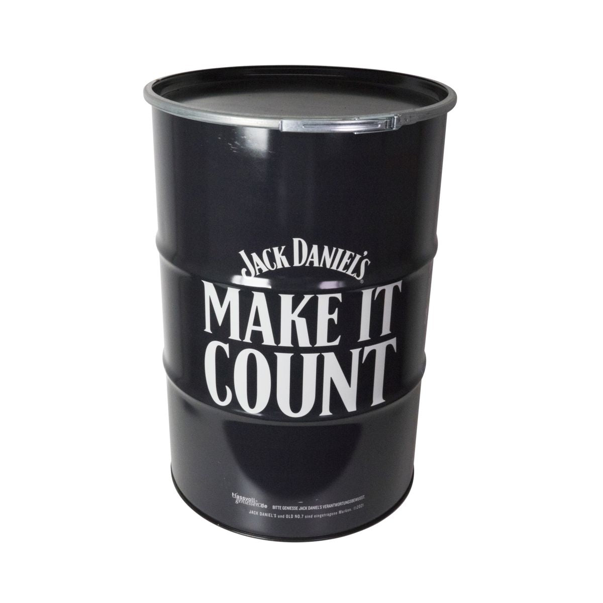 Jack Daniels Blechtonne Stehtisch Rauchertisch Outdoor Möbel Lounge Werbung – Ansicht 2