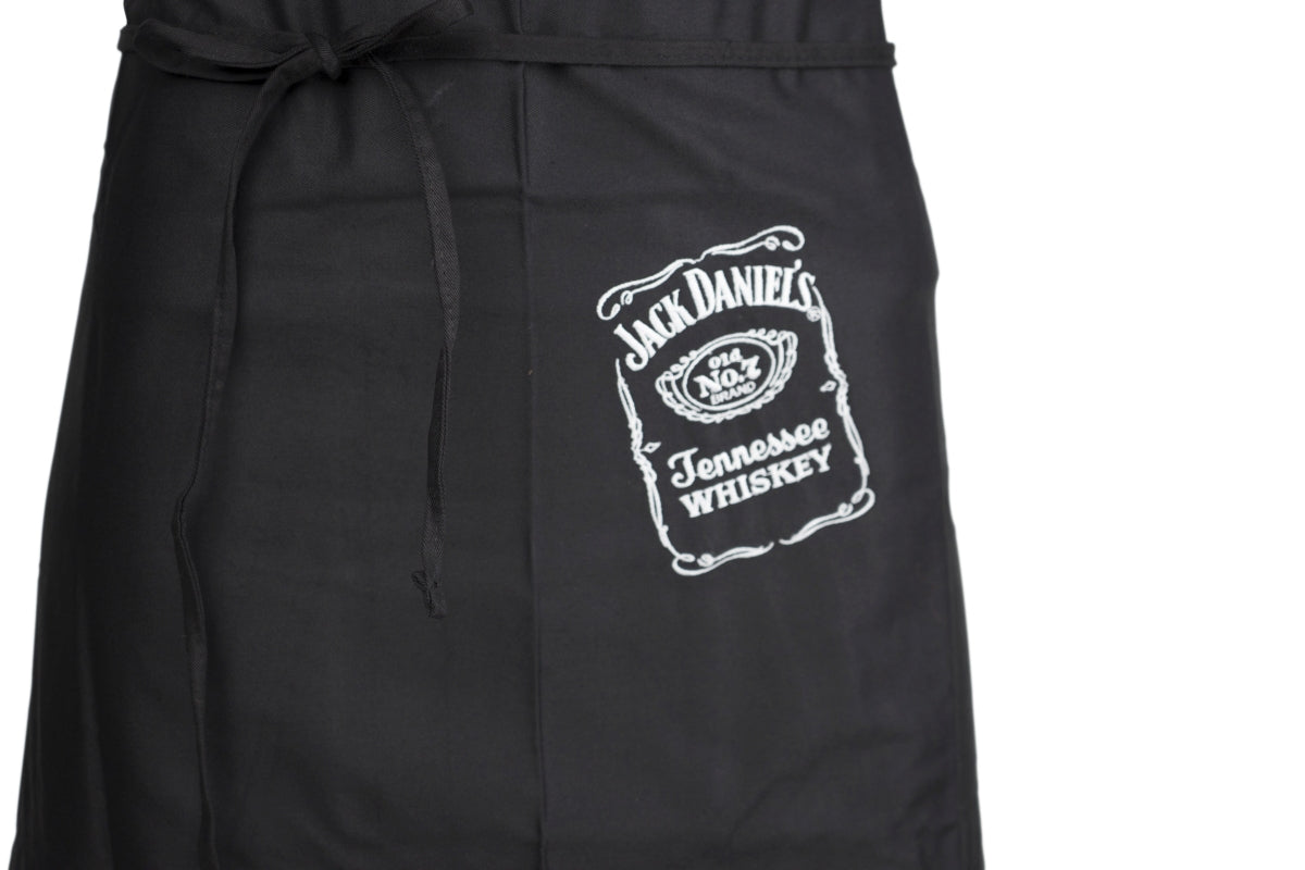 Jack Daniels Kellner Schürze Bauchbinder Lang Eingriff Tasche Gastro Service – Ansicht 3