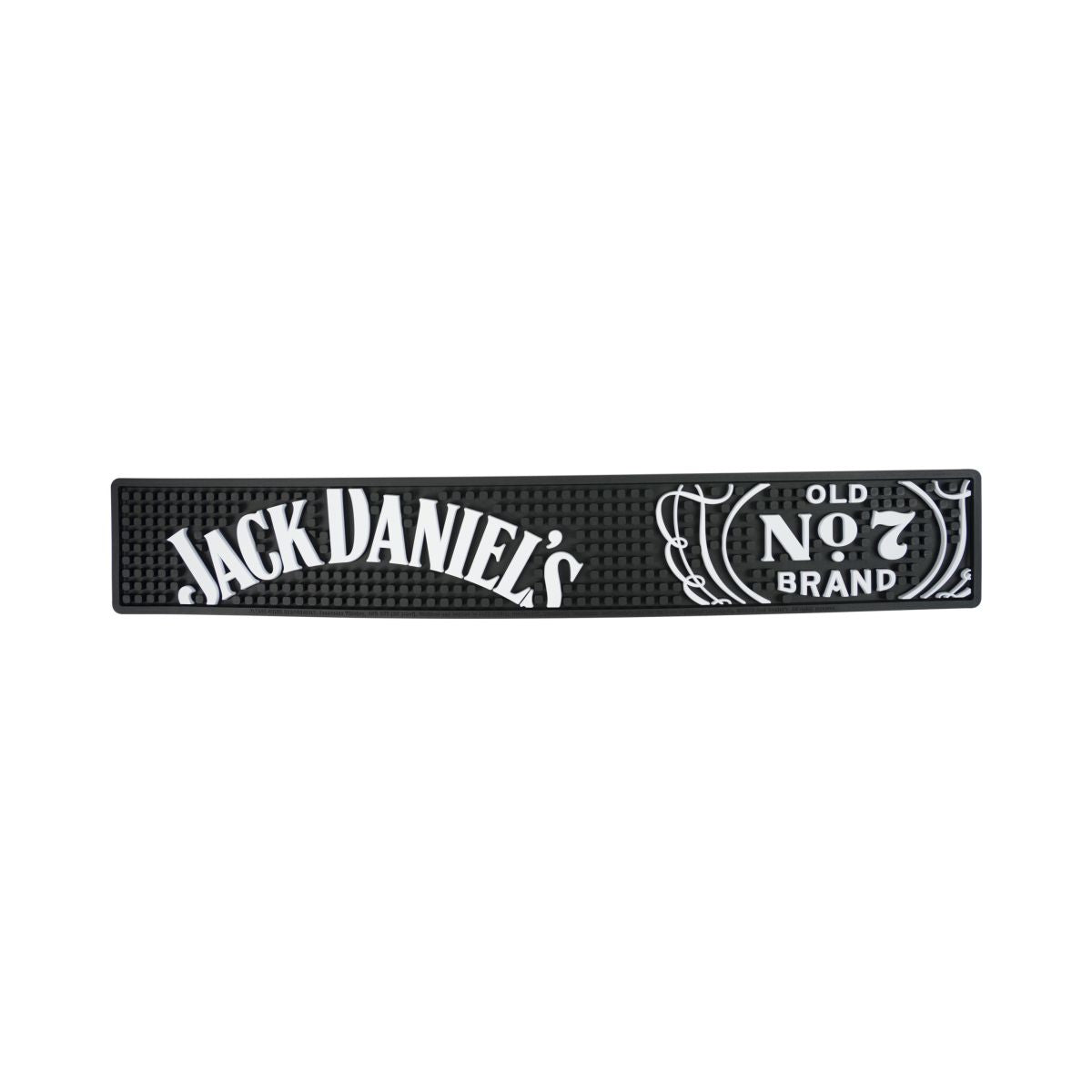 Jack Daniels Serviceunterlage Abtropfmatte Barmatte 53x9 cm Schwarz Gastro Bar