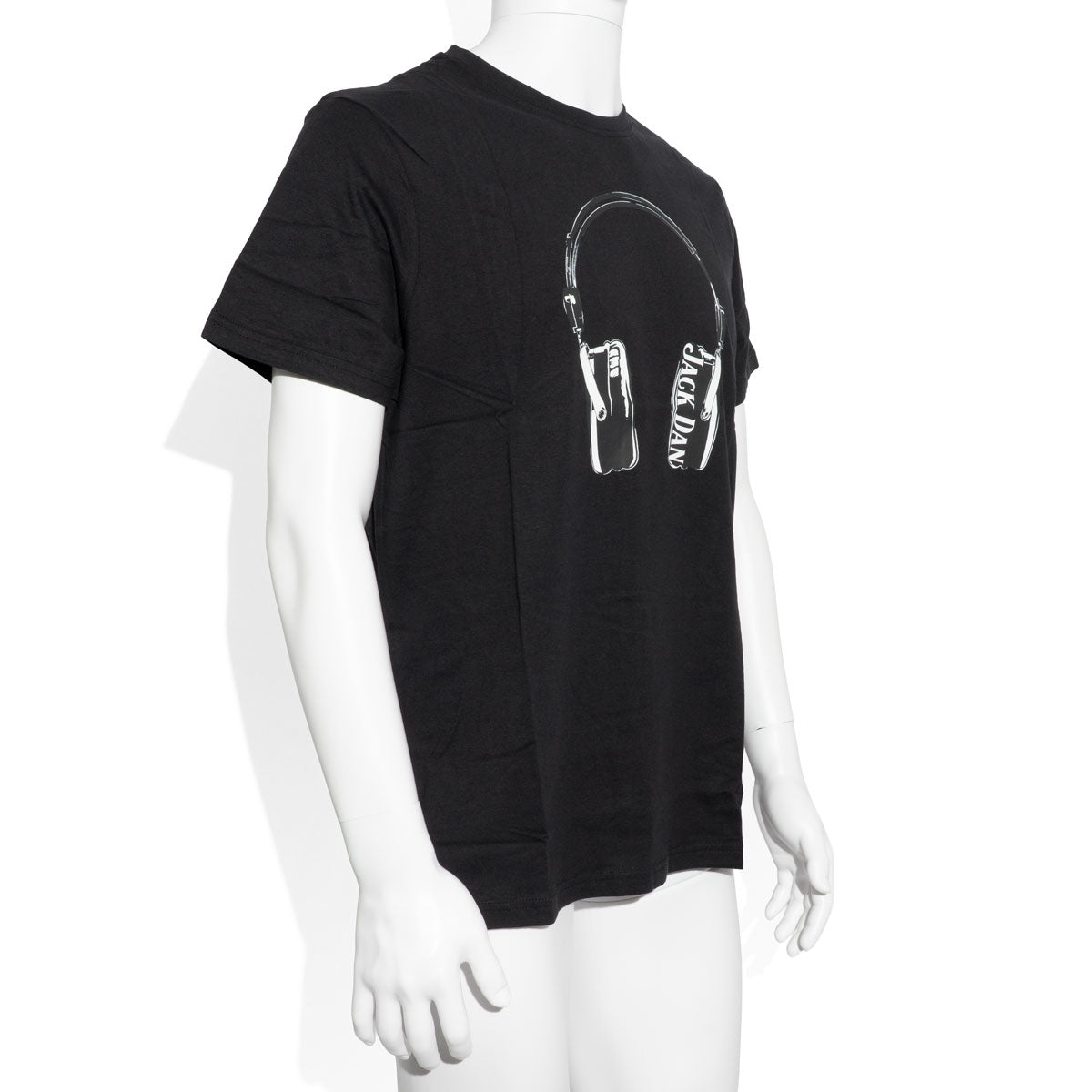 Jack Daniels Whisky T-Shirt Festivalshirt Herren Größe L Kopfhörer 2018 – Ansicht 2