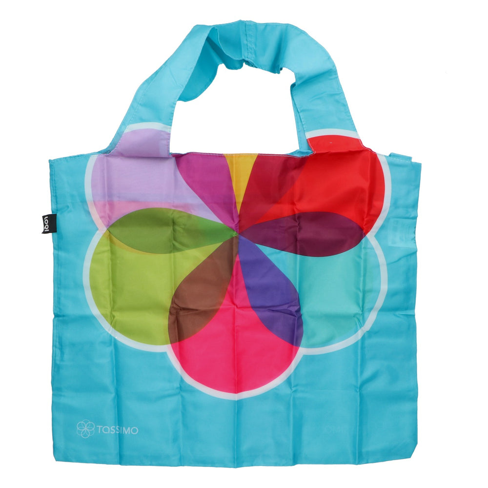 Jacobs LOQI TASSIMO Einkaufstasche Falt-Shopper Bag Blau bunt Polyester