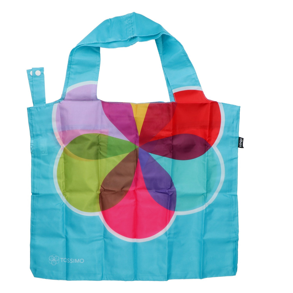 Jacobs LOQI TASSIMO Einkaufstasche Falt-Shopper Bag Blau bunt Polyester – Ansicht 2