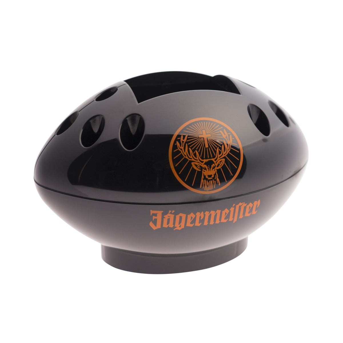 Jägermeister Flaschenkühler Rugby Tooterhalter Schwarz Football Shot Kurze Servierer – Ansicht 2