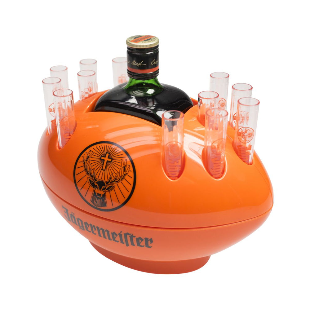 Jägermeister Flaschenkühler Tooterhalter Rugby Football Shot Kurze Servierer
