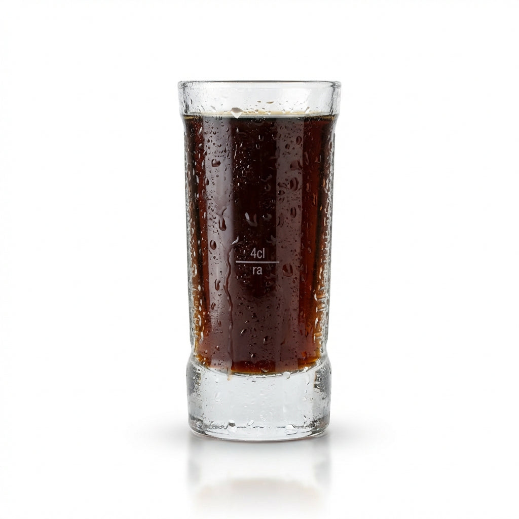 Jägermeister Glas 0,1l Tumbler On Ice Kontur Relief Gläser Flying Hirsch Jägerbombe – Ansicht 2