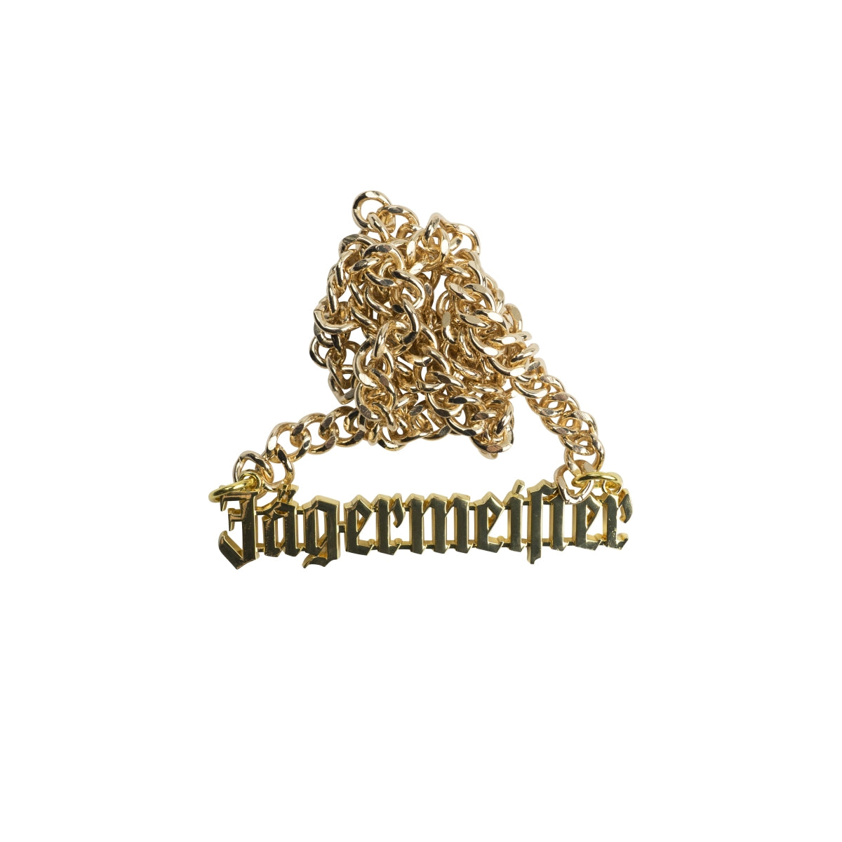 Jägermeister Halskette Goldkette Chain Necklace Accessoir Schmuck Unisex Merch – Ansicht 3