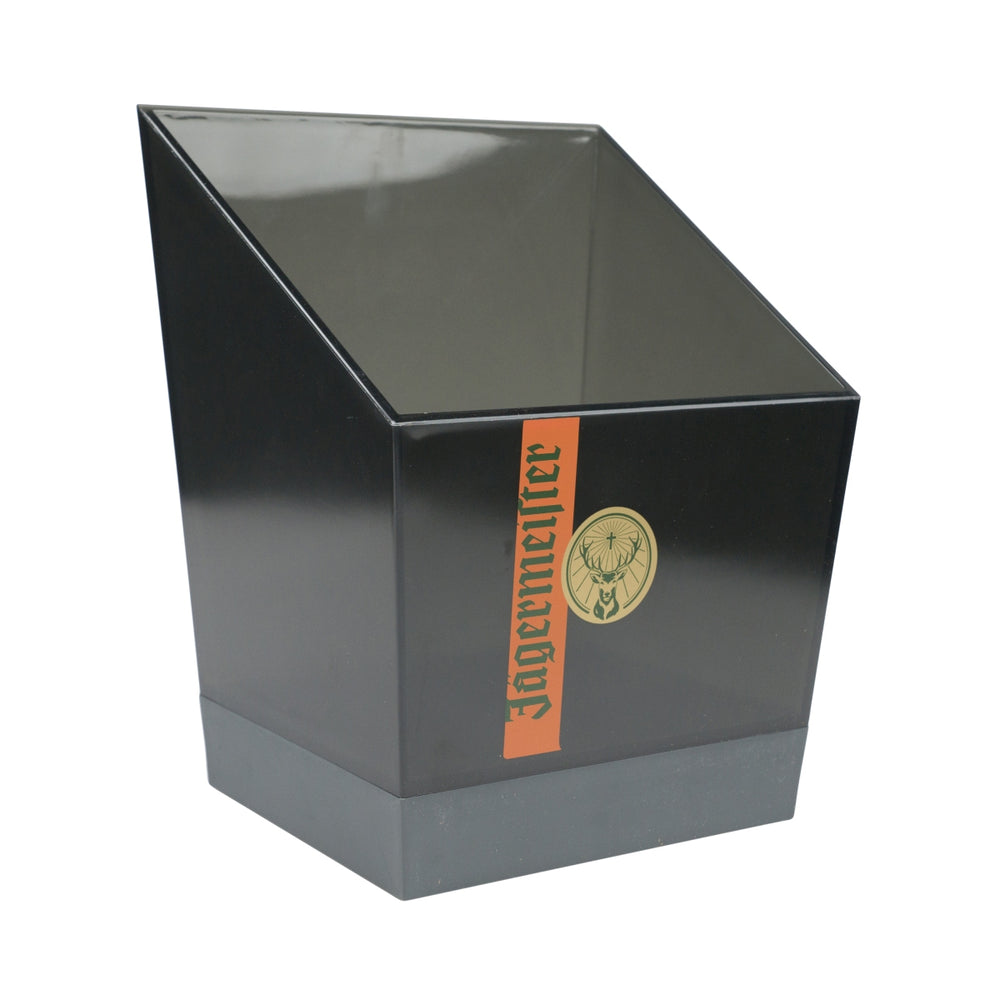 Jägermeister Kühler LED Eiswürfel Behälter Box Flaschen Cooler Ice Licht Bar