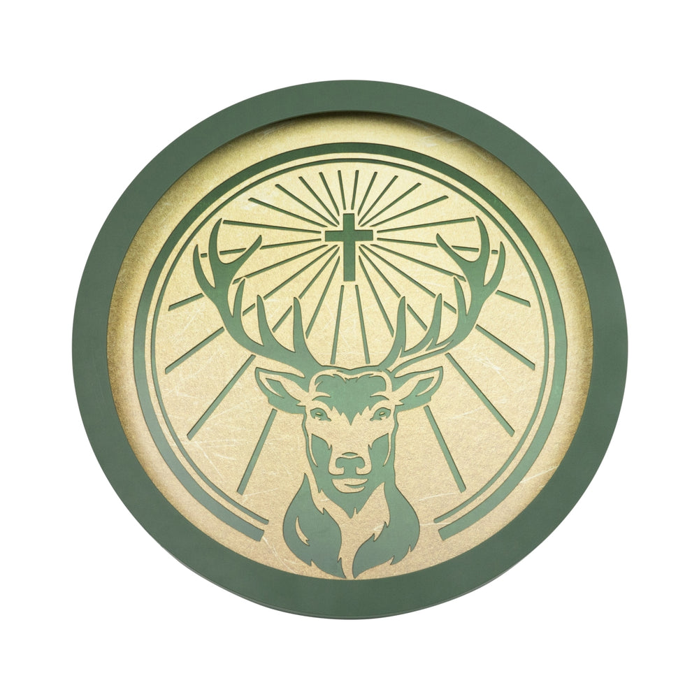 Jägermeister Leuchtreklame Wandschild LED Gold Premium Display Deko Sign Bar