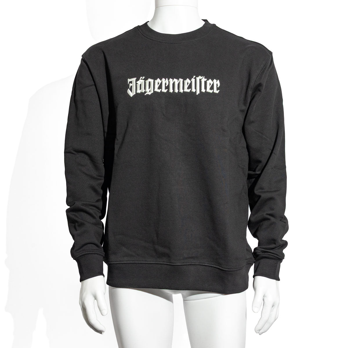 Jägermeister Likör Pullover Sweater Schwarz Crewneck Black Größe S