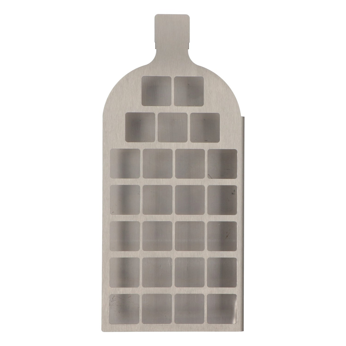 Jägermeister Likör Shotglashalter tooter Rack Metall Flaschenform neu silber – Ansicht 4