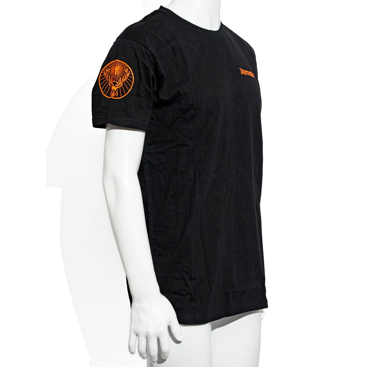 Jägermeister Likör T-Shirt Eventshirt Logo Orange Brust Gr. L – Ansicht 2