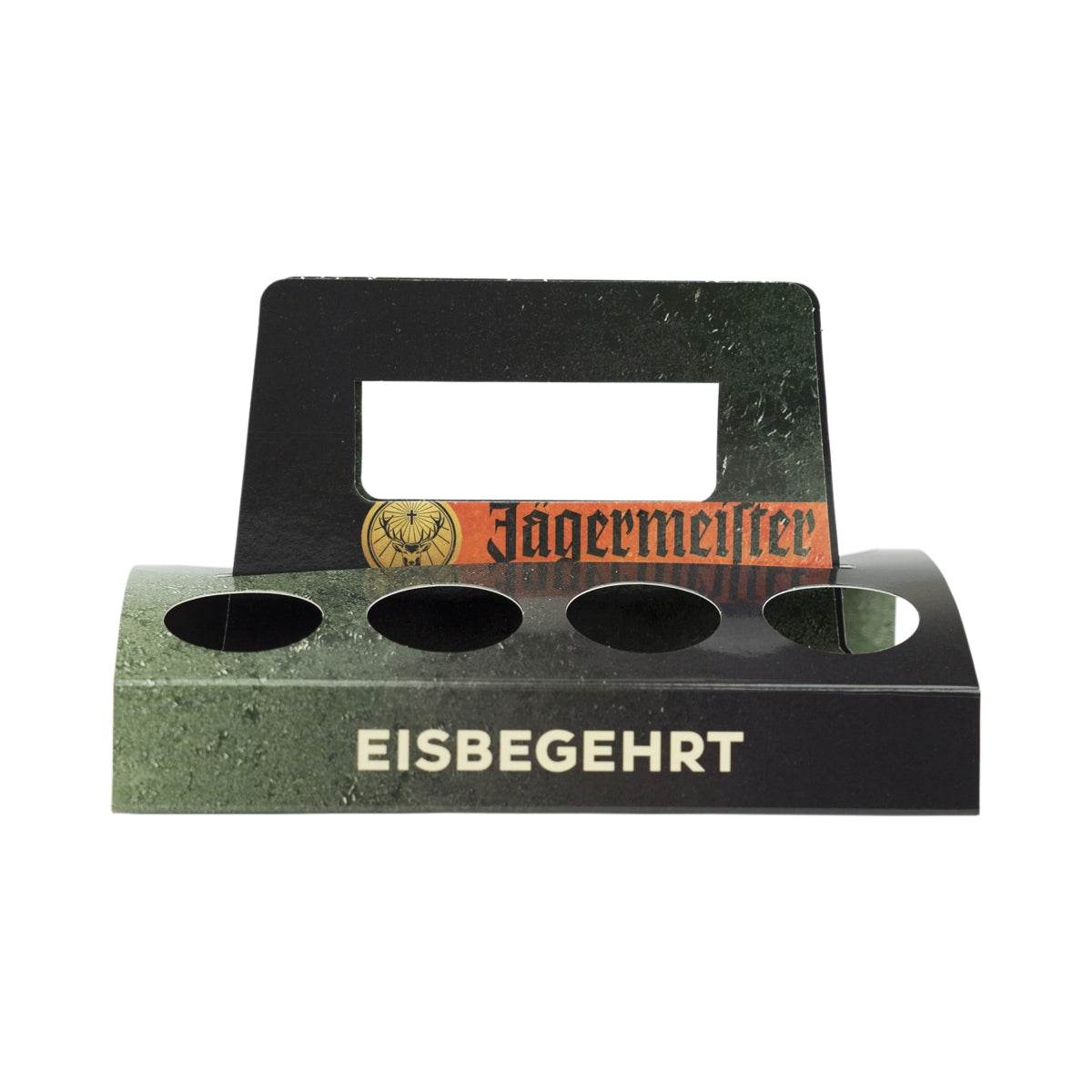 Jägermeister Likör Tablett Einwegshot Rack Träger 8 Plätze Becher Pappe Bar