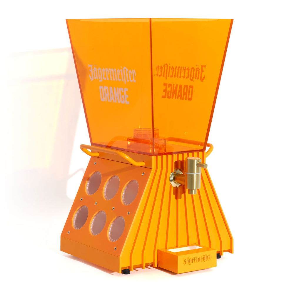 Jägermeister Likör Tapmaschine "Orange" 1 Flasche Shotmaschine