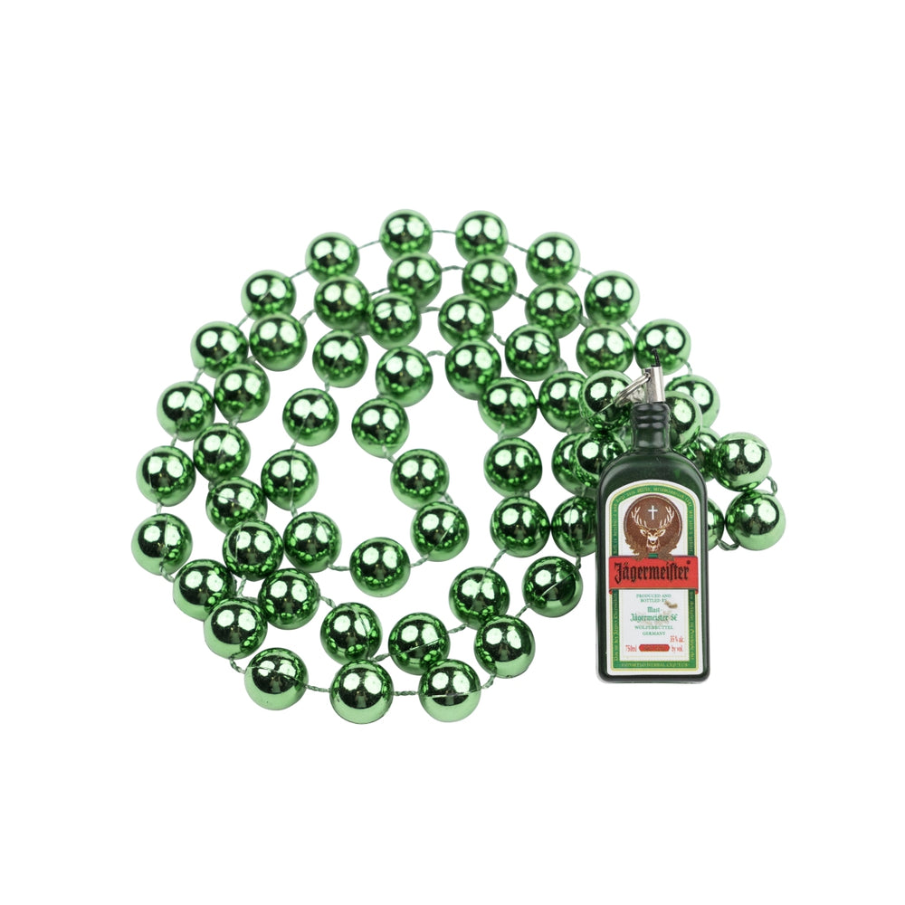 Jägermeister Perlenkette Flaschenanhänger Halskette Schmuck Pearl USA Necklace