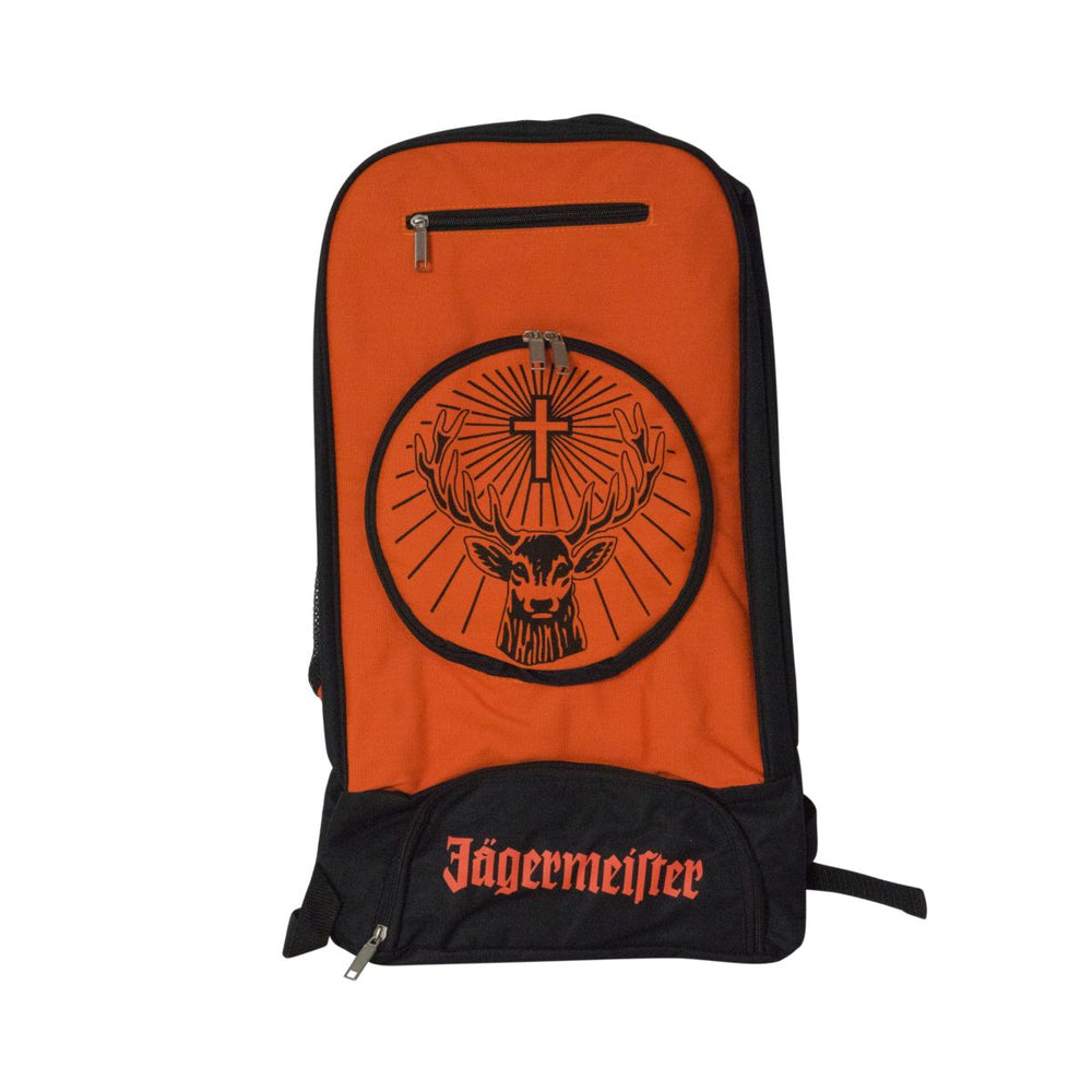 Jägermeister Rucksack Backpack 4 Fächer Orange 58x33cm Tragetasche Merchandise