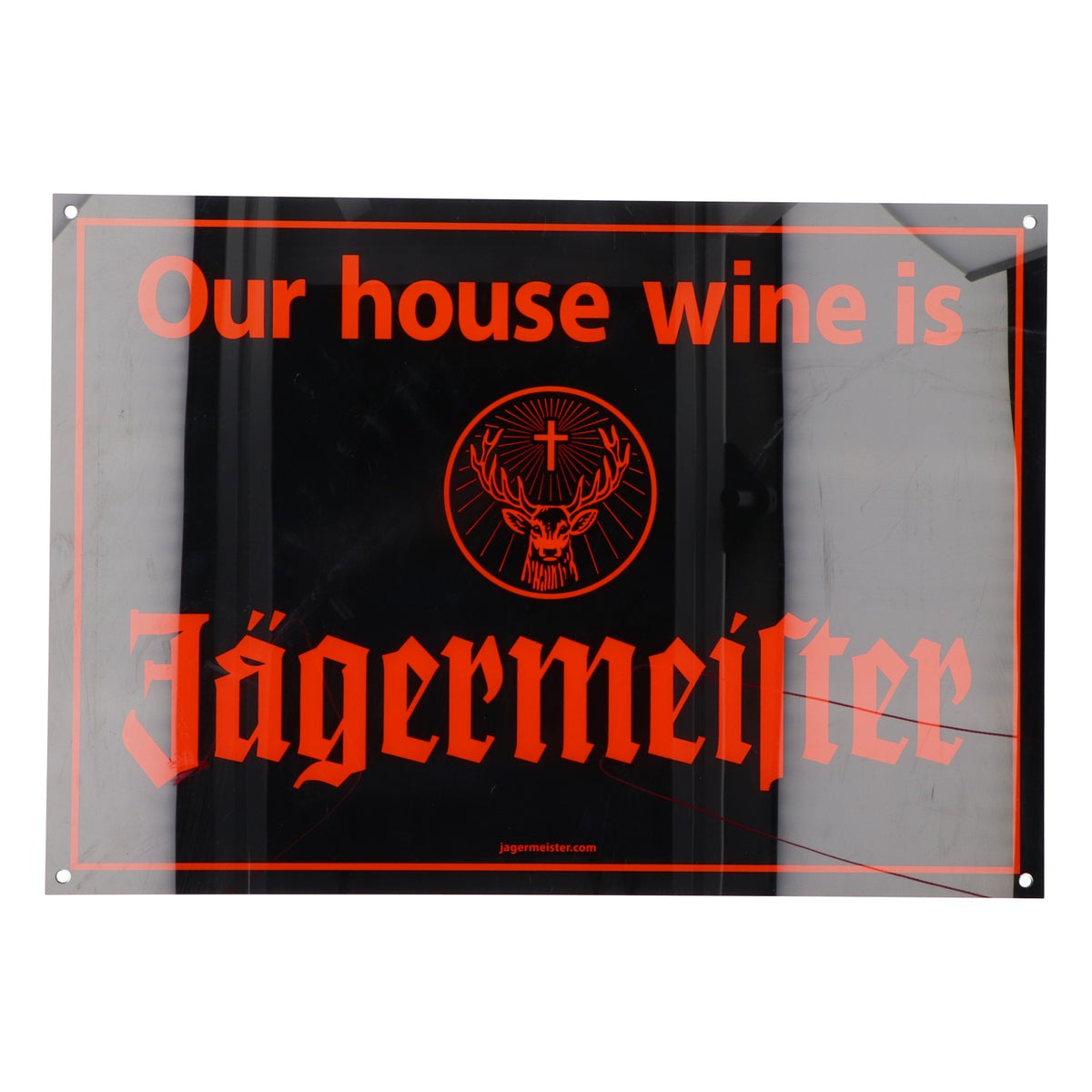 Jägermeister Schild Tafel Wand Dekoration 42x30cm Kunststoff Merchandise – Ansicht 2
