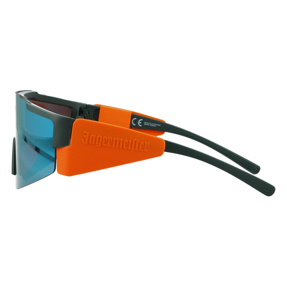 Jägermeister Schnelle Brille Sonnenbrille Orange Mirror Kult Accessoire – Ansicht 3