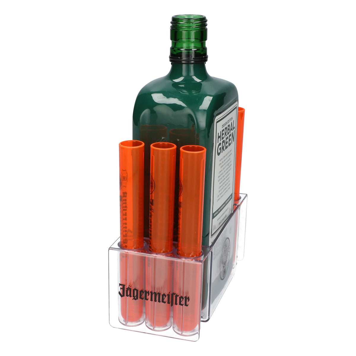 Jägermeister Tooter Rack Shotglashalter Flaschenhalter Flaschenkühler Tablett – Ansicht 2
