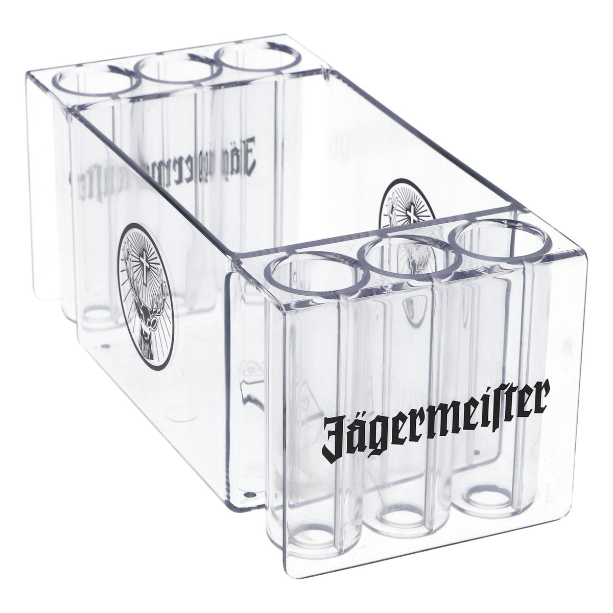 Jägermeister Tooter Rack Shotglashalter Flaschenhalter Flaschenkühler Tablett – Ansicht 4
