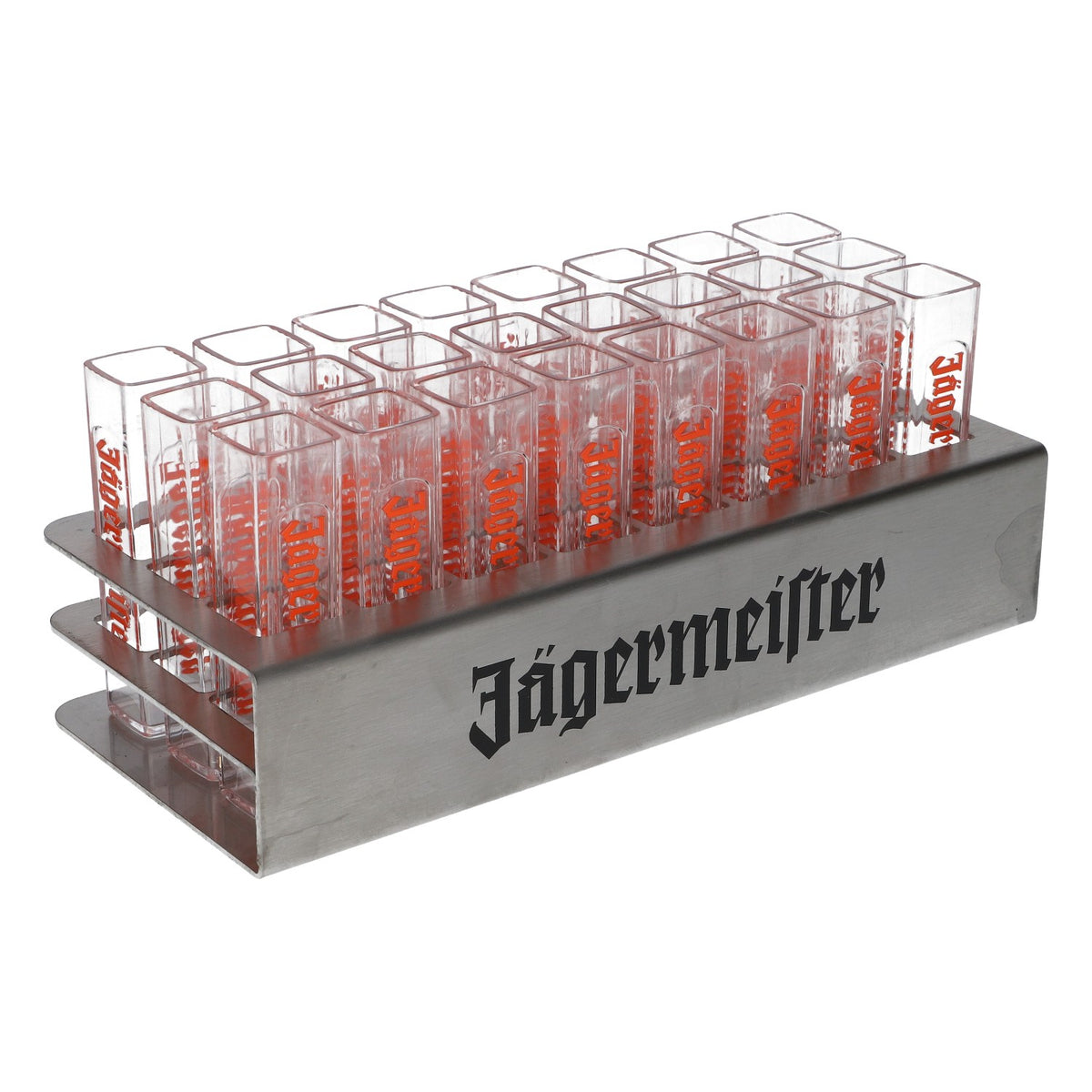 Jägermeister Tooter Rack Shotglashalter Serviertablett Kurze Stamper Holder